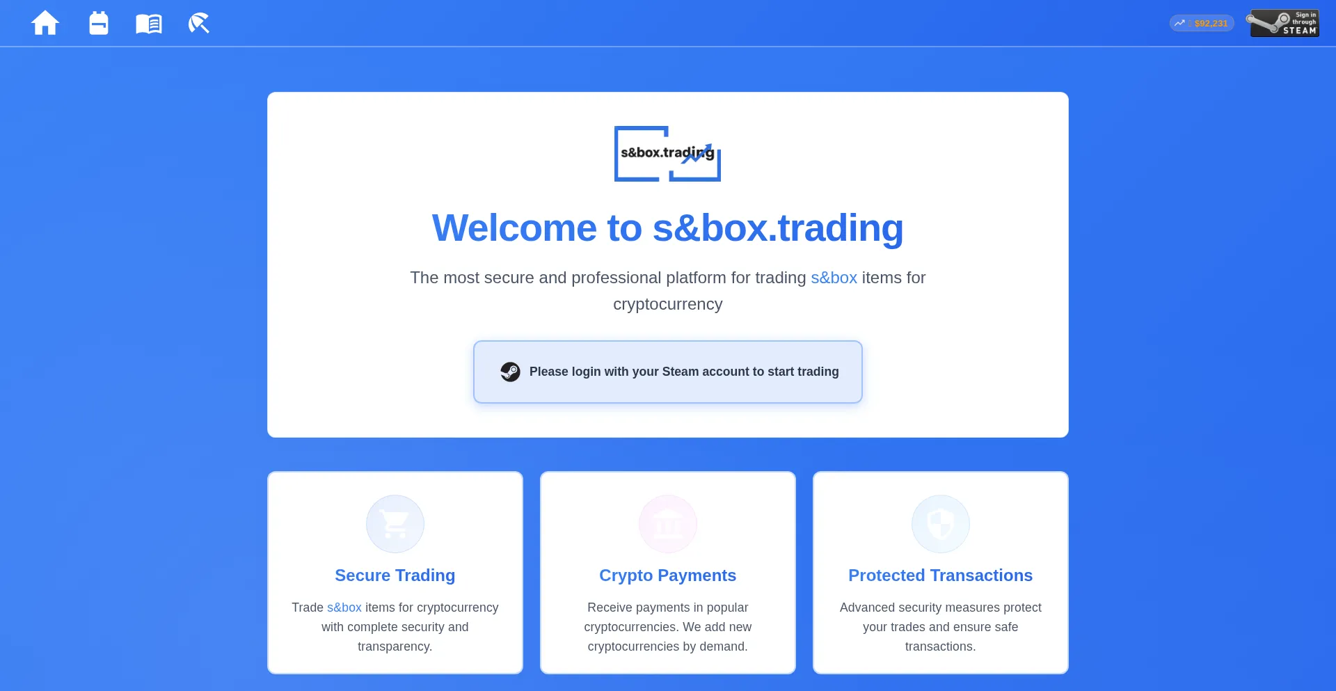 Sbox.trading