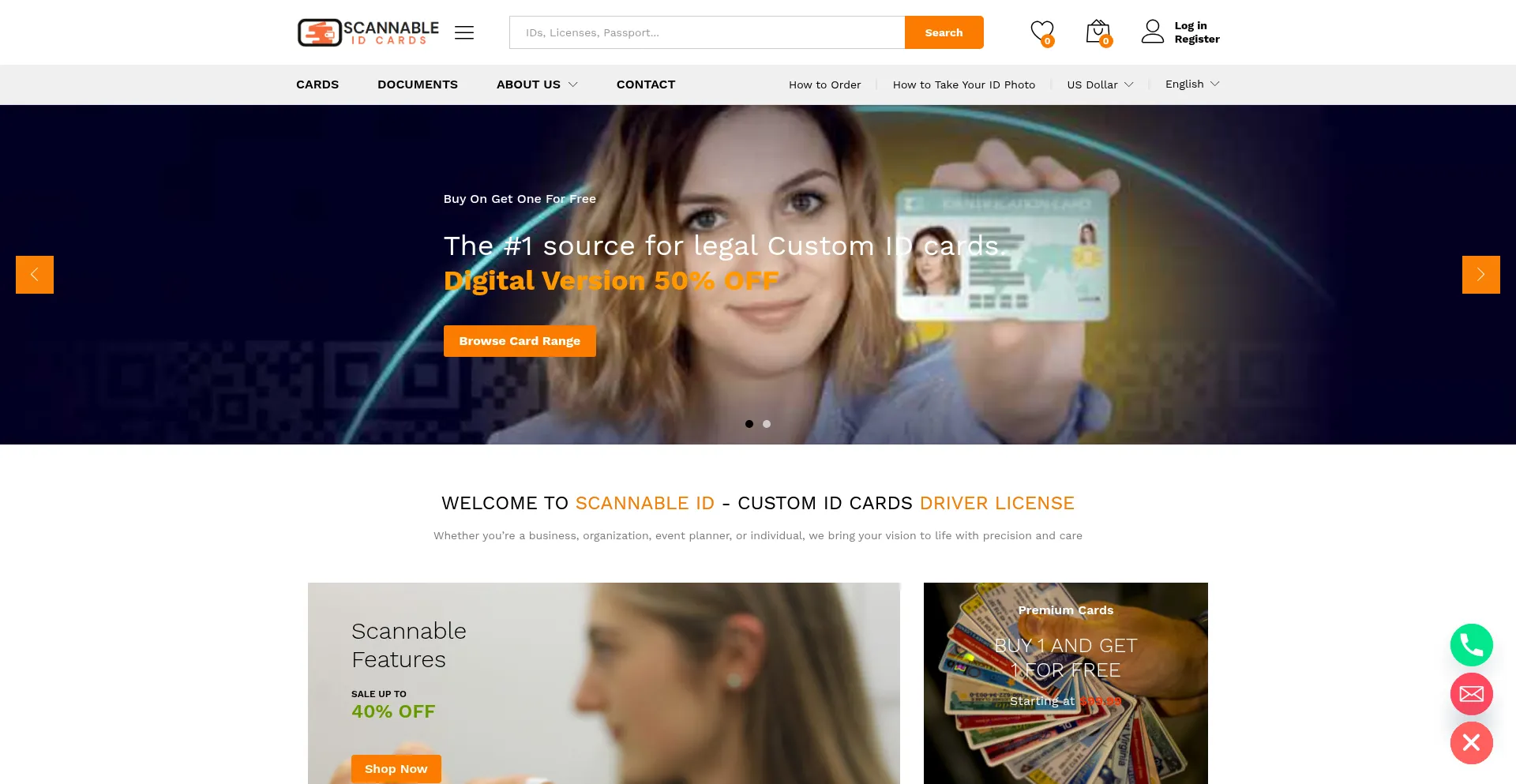 Scannableidcards.com