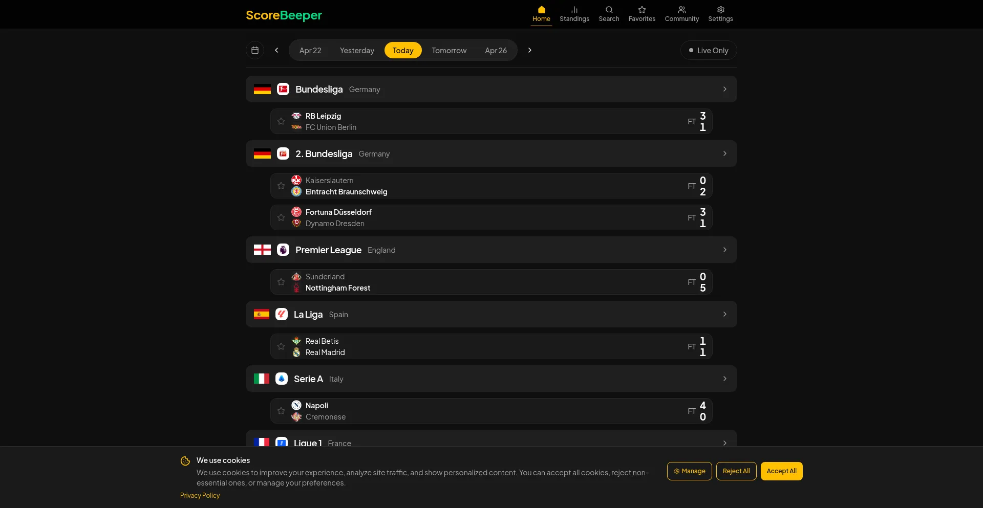 Scorebeeper.com