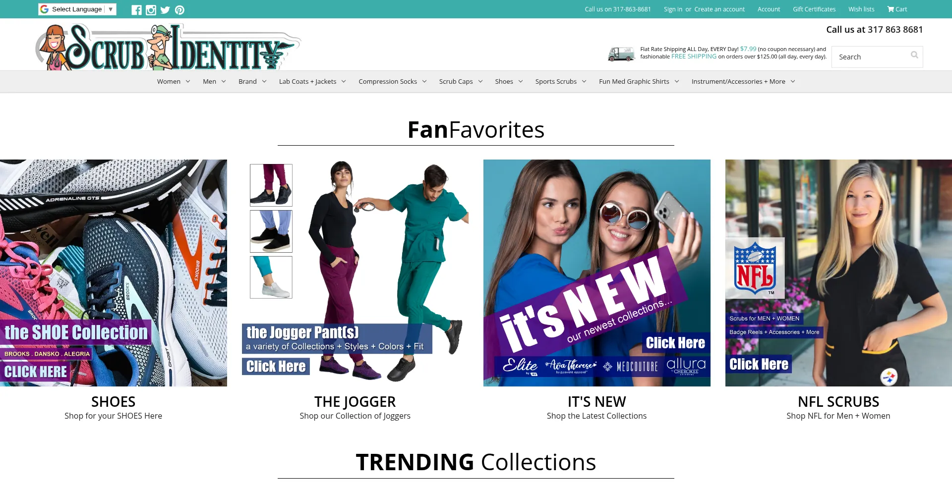 Website screenshot of Scrubidentity.com