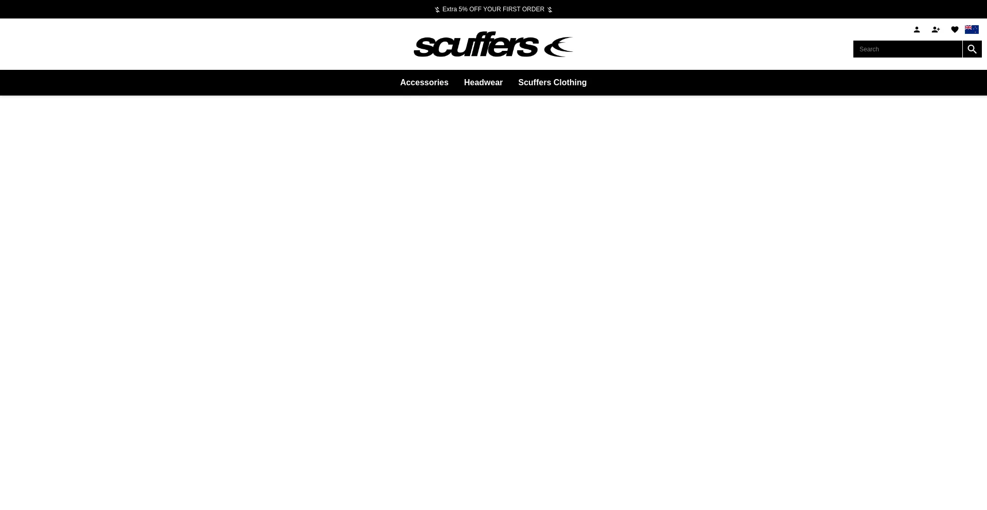 Website screenshot of Scuffernewzealand.shop