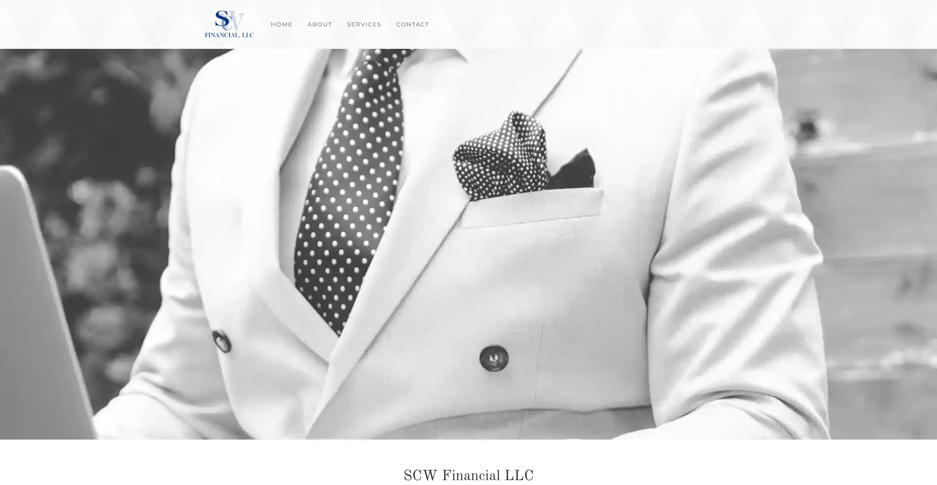 Website screenshot of Scwfinancial.net