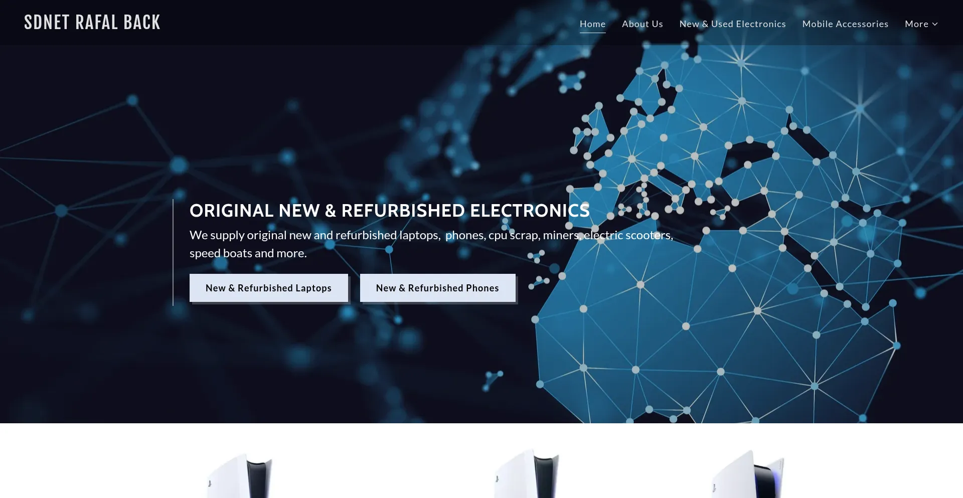 Website screenshot of Sdnetrb.com