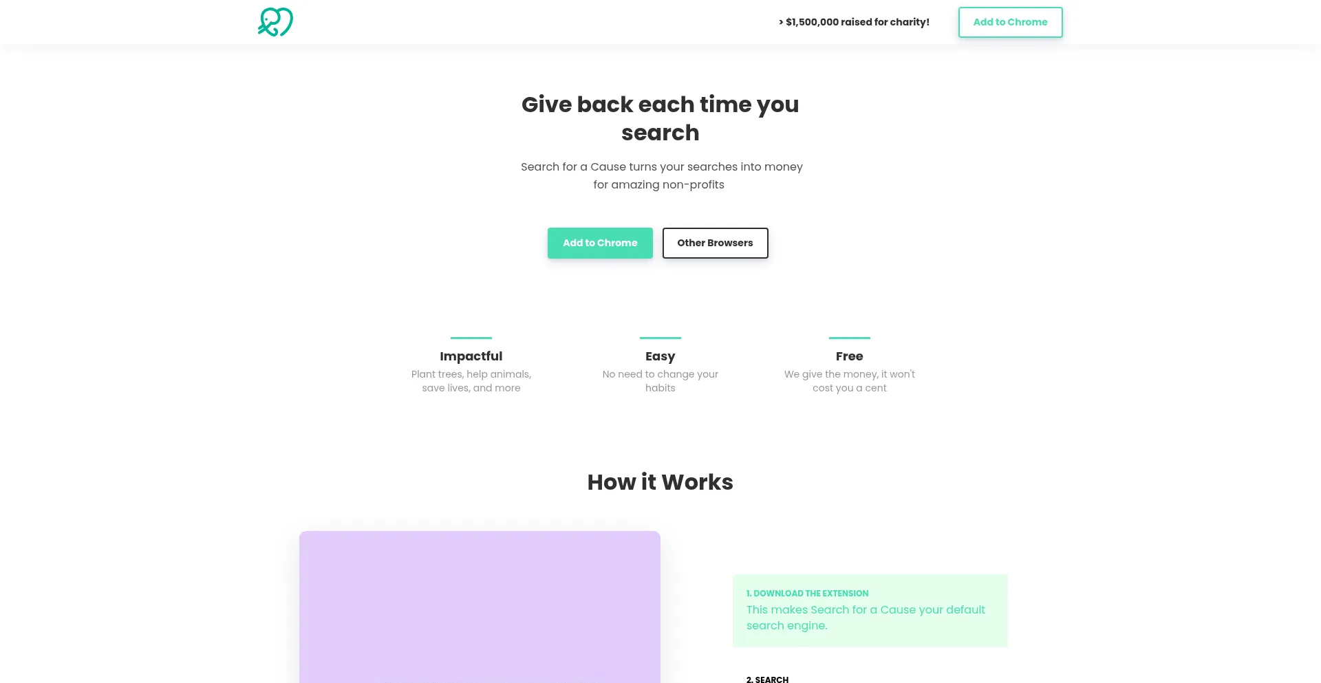 Website screenshot of Search.gladly.io