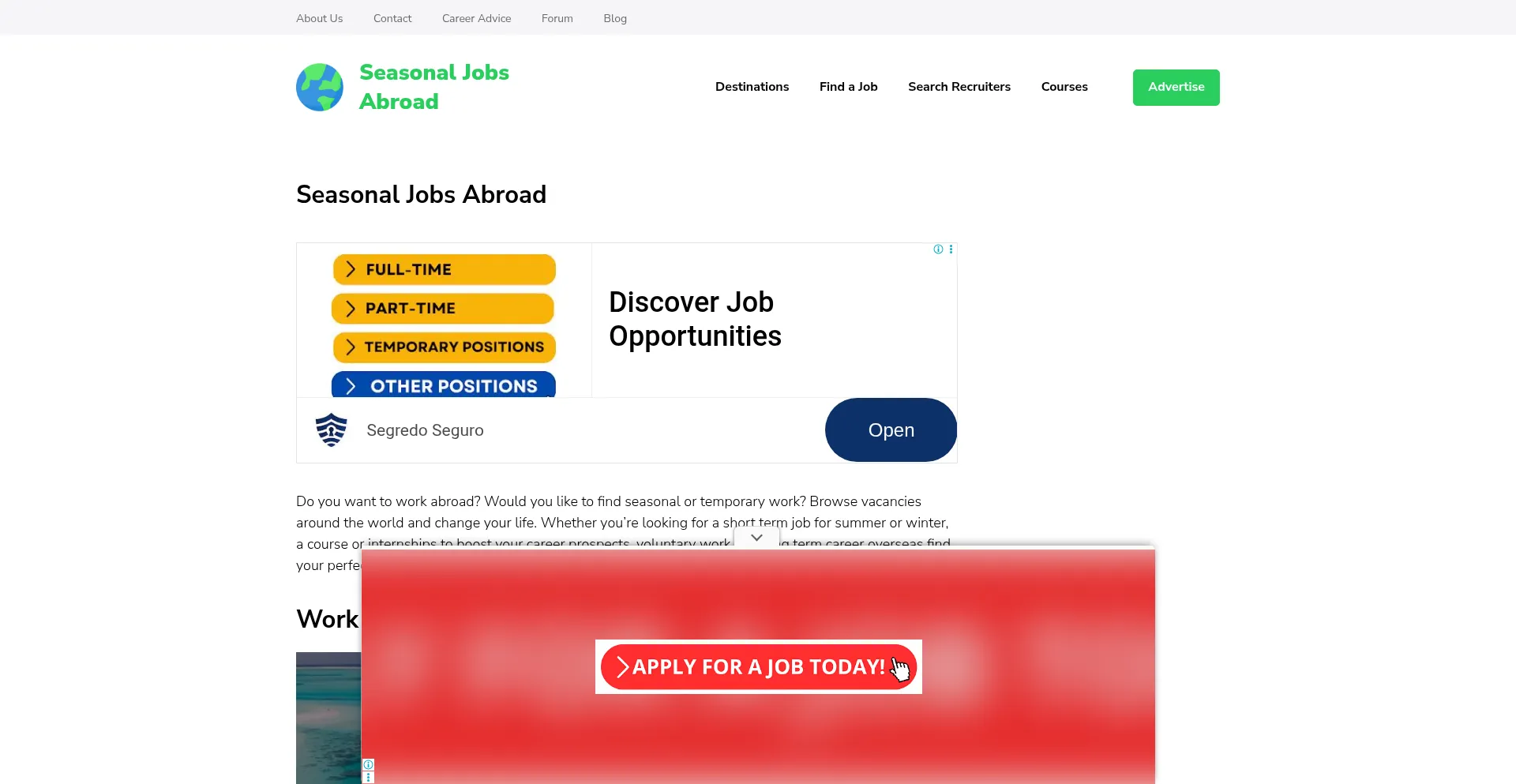 Seasonaljobsabroad.com