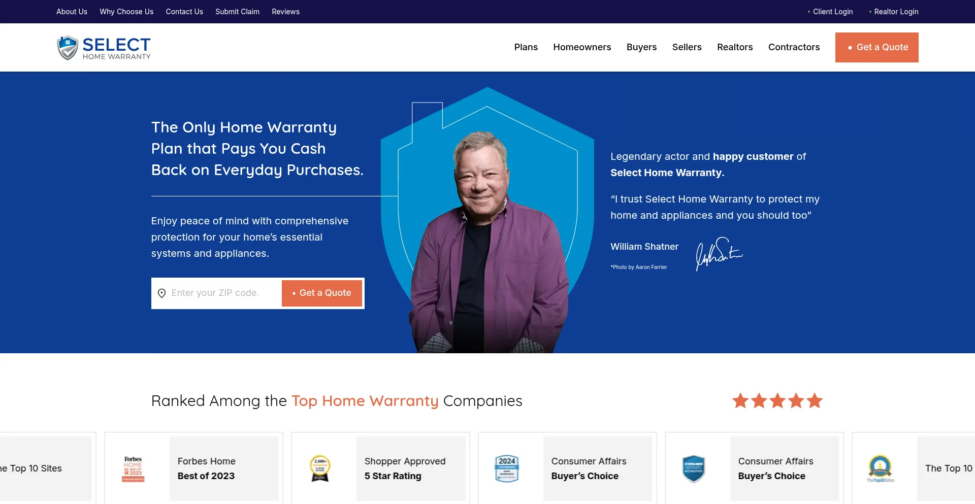 Selecthomewarranty.com