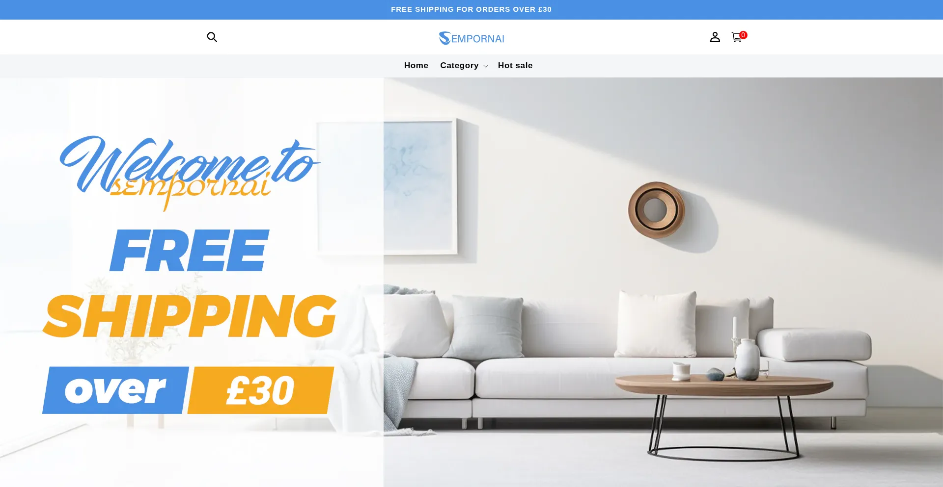 Website screenshot of Sempornai.com