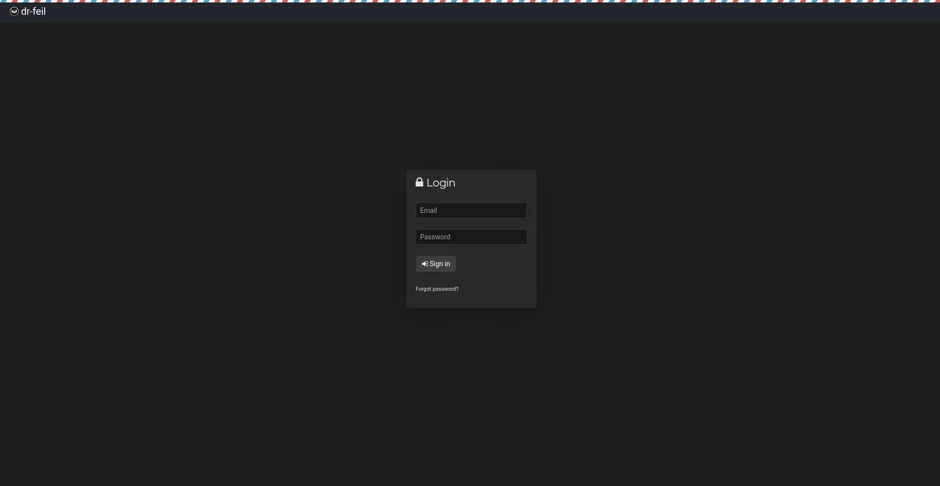 Website screenshot of Sendy.dr-feil.com