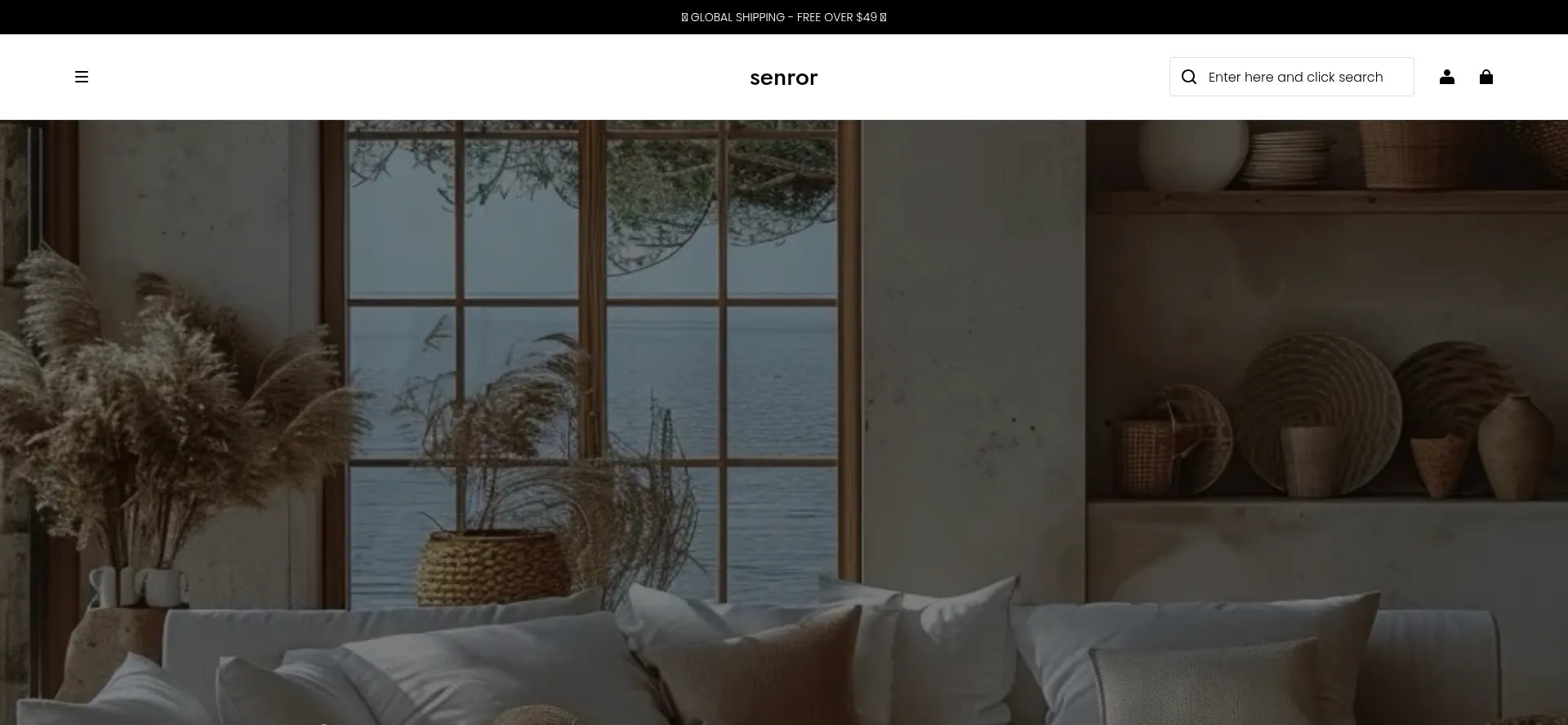 Website screenshot of Senror.com