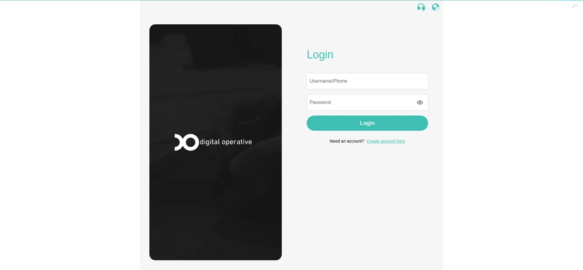 Website screenshot of Seodigitaloperative.com