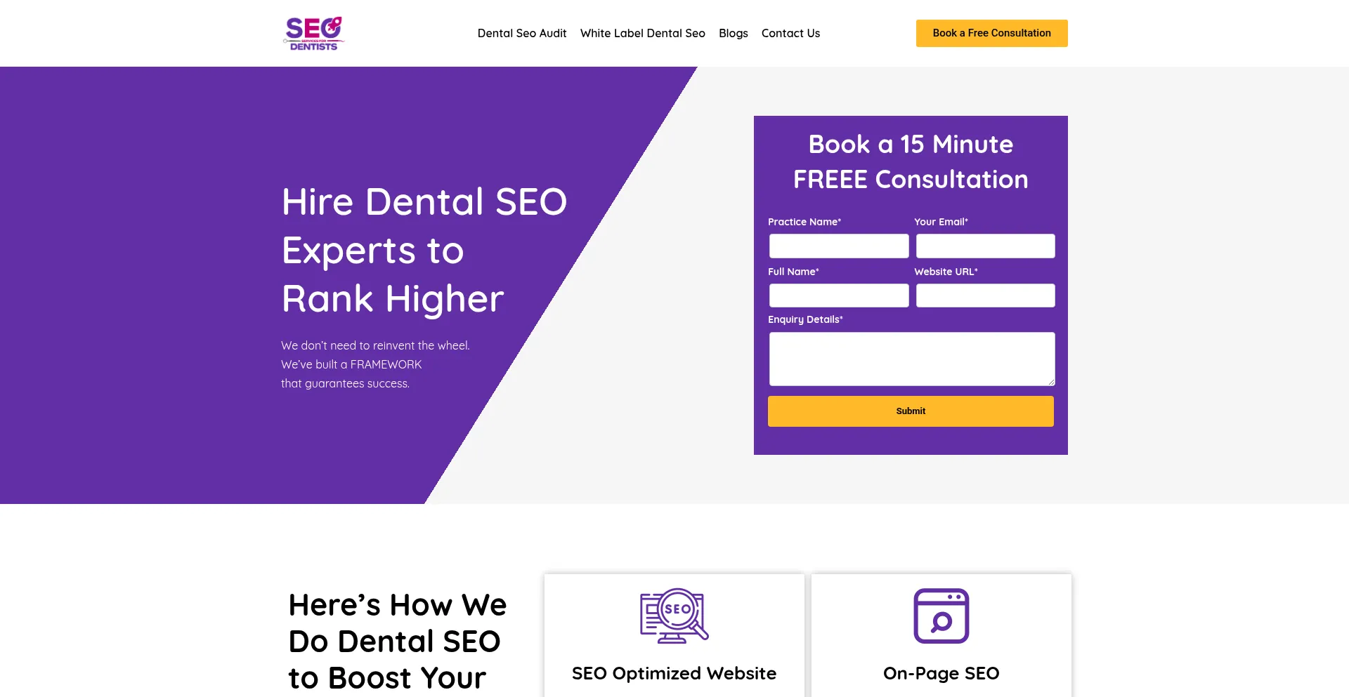 Seoservicesfordentists.com