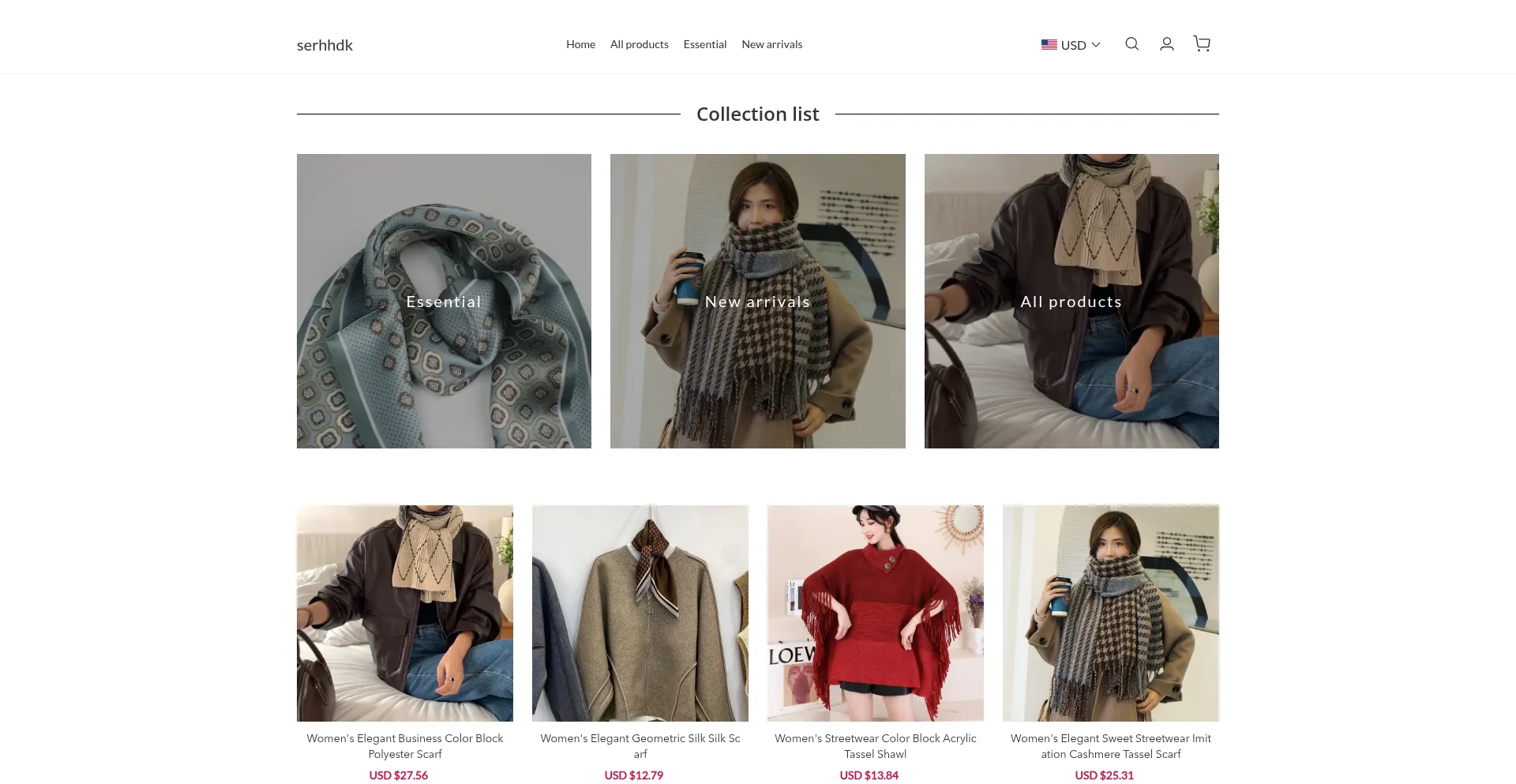 Website screenshot of Serhhdk.com