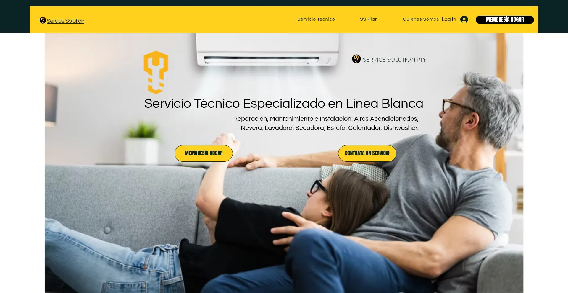 Website screenshot of Servicesolutionspty.com
