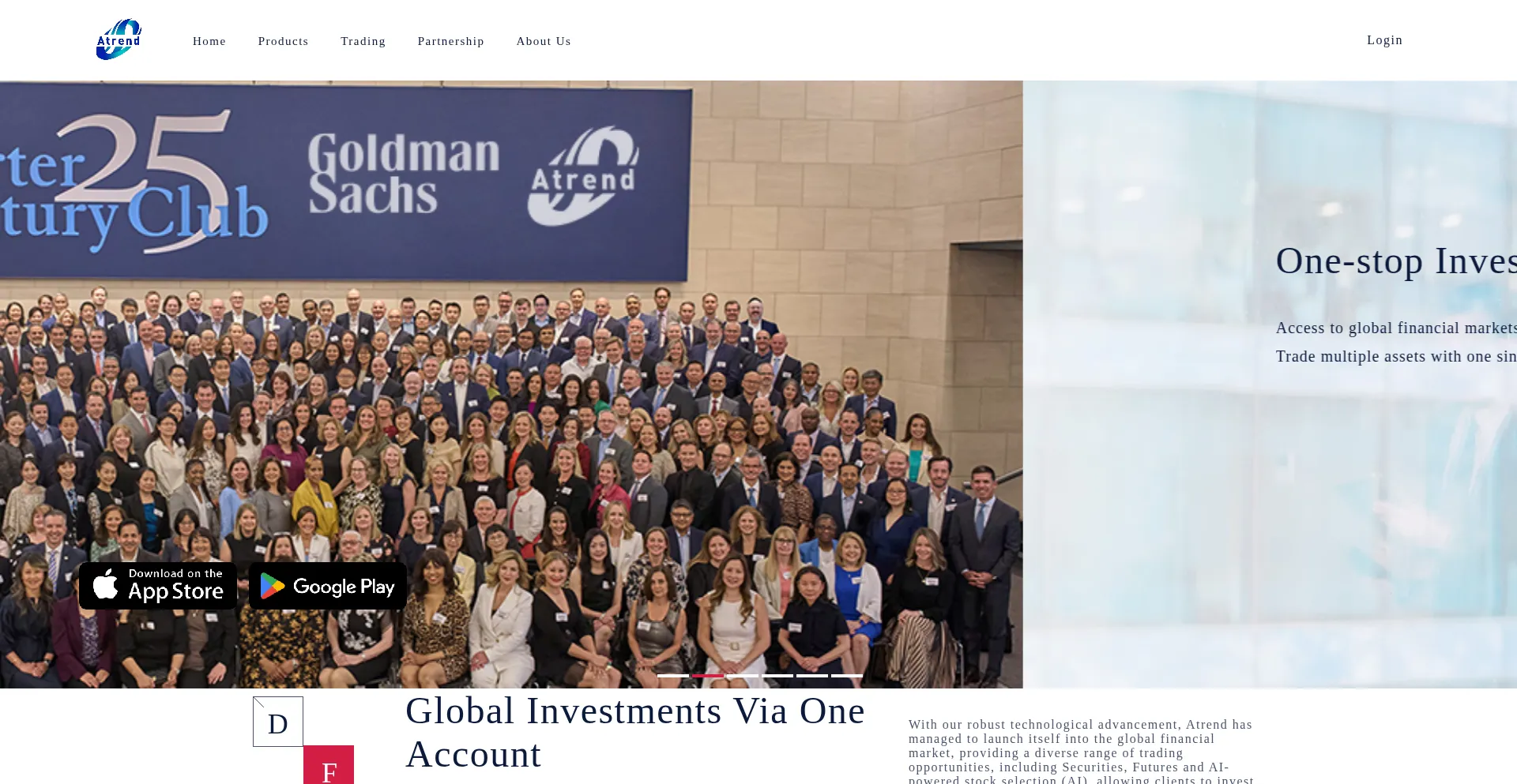 Website screenshot of Setatrend.com