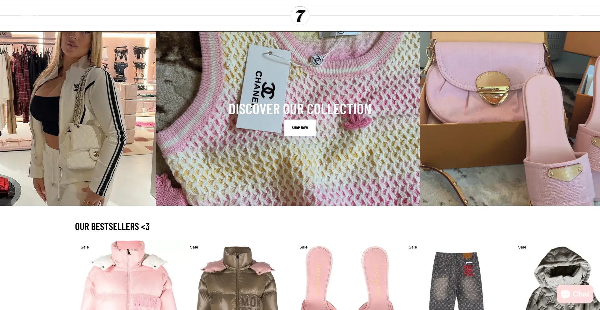 Website screenshot of Sevenicons.nl