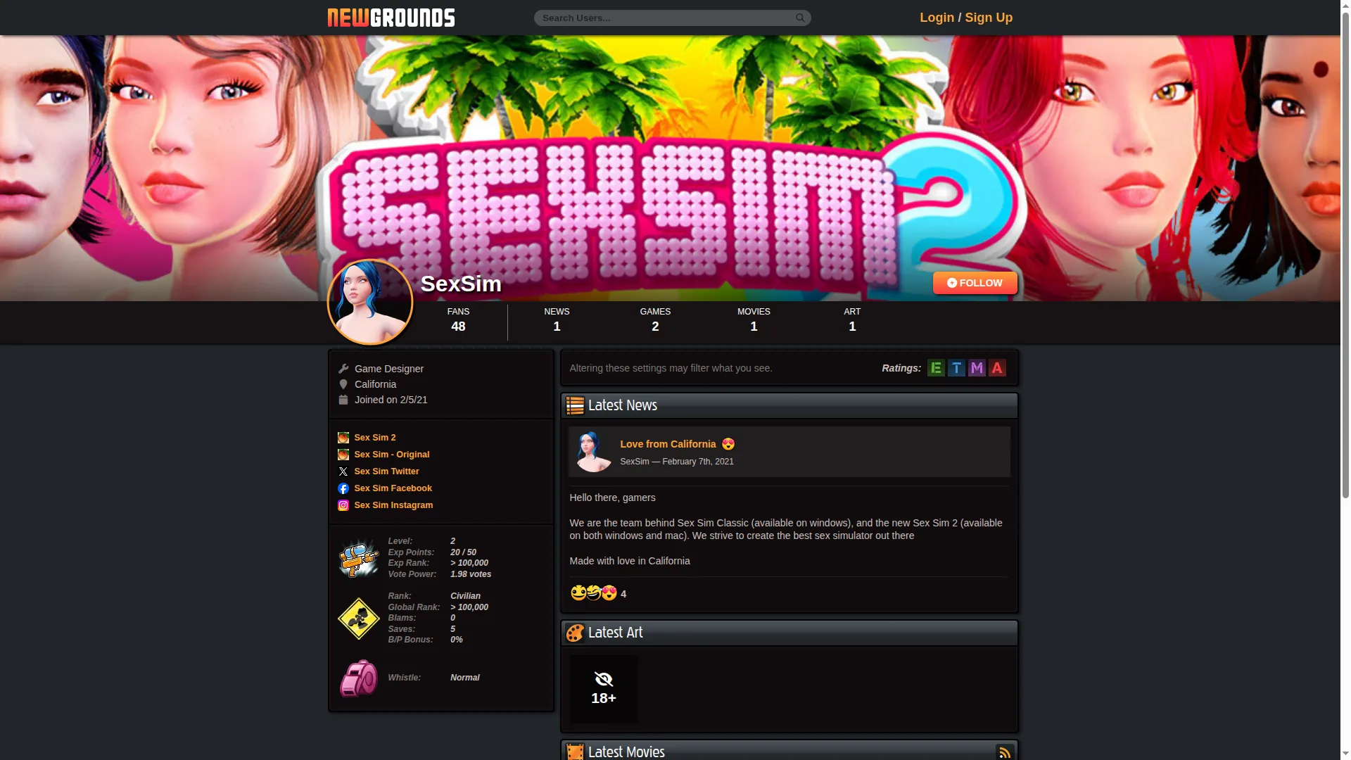 Sexsim.newgrounds.com