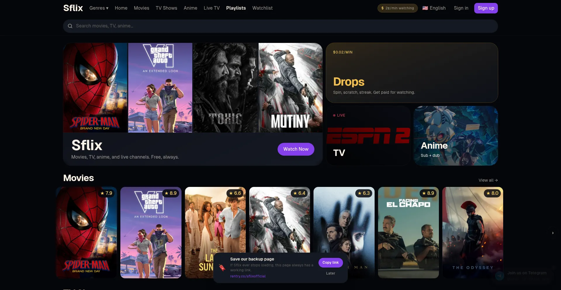 Sflix.rocks