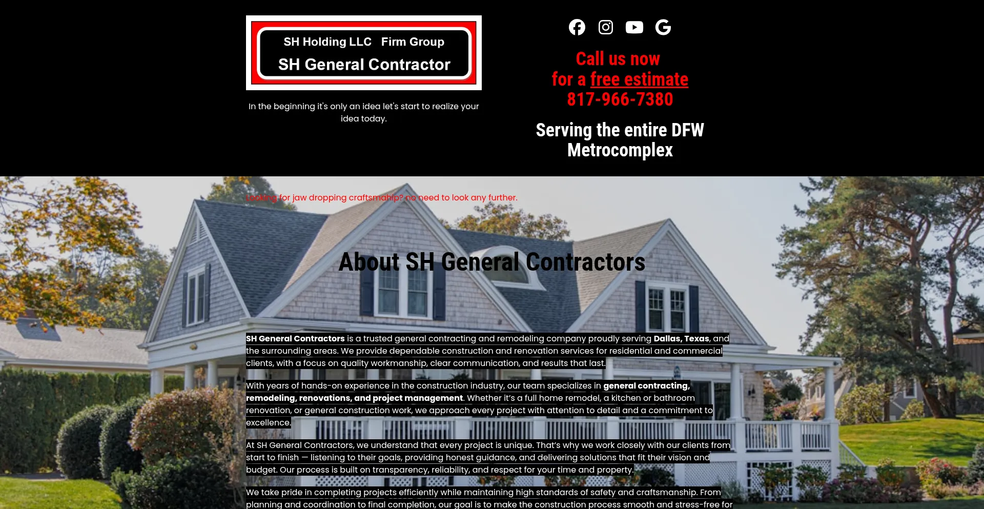 Sh-contractors.com