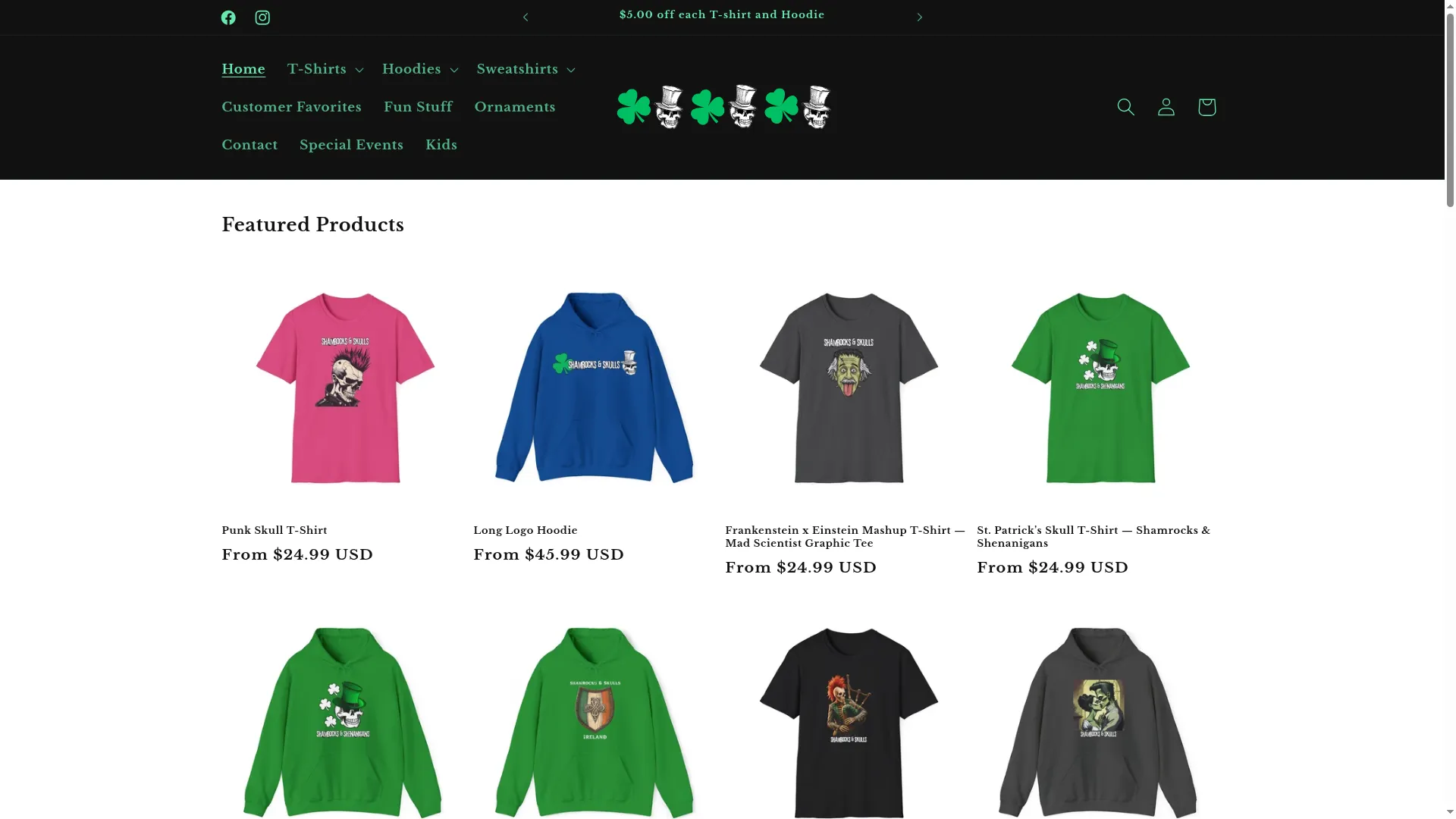 Shamrocksandskulls.com