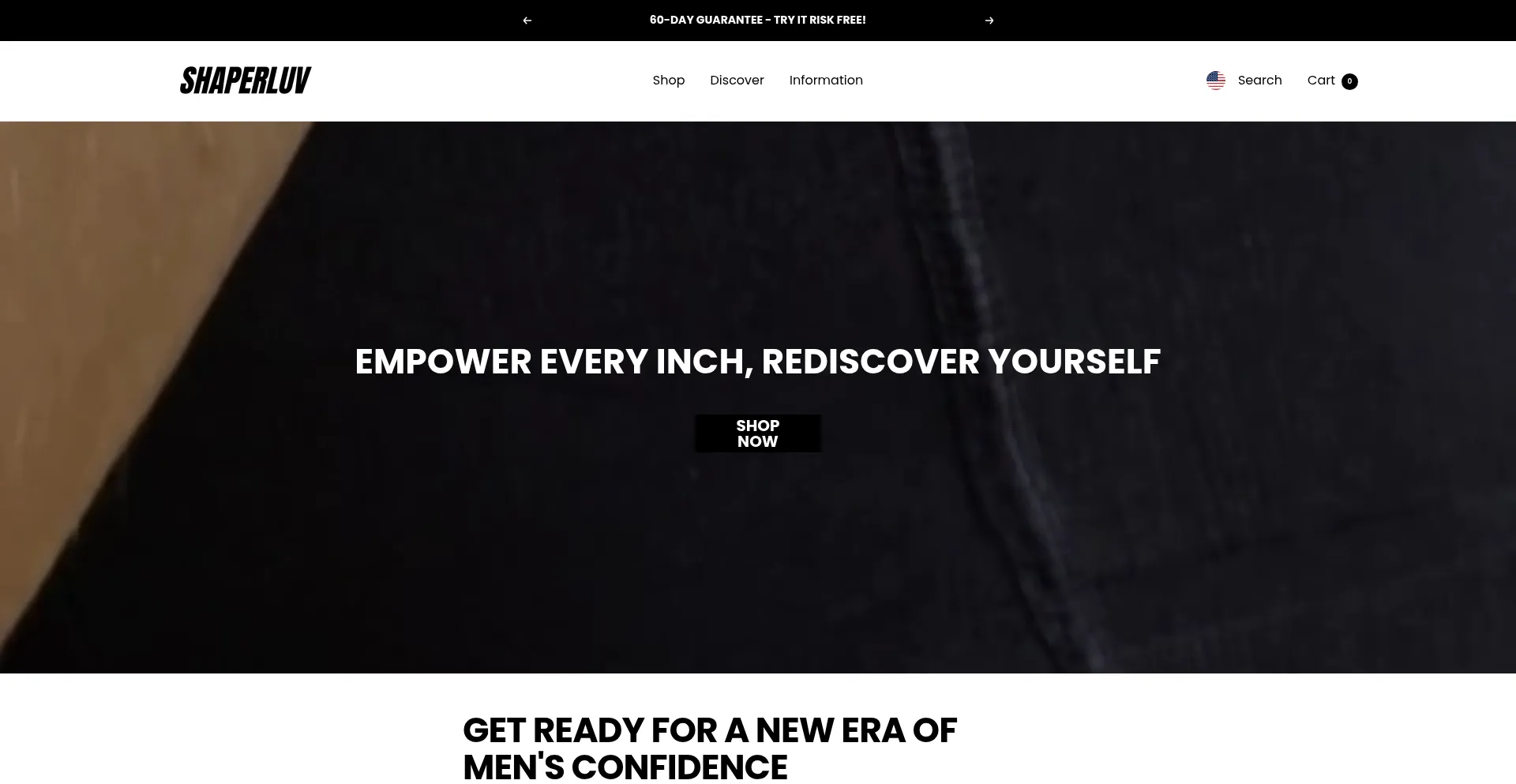 Website screenshot of Shaperluv.com