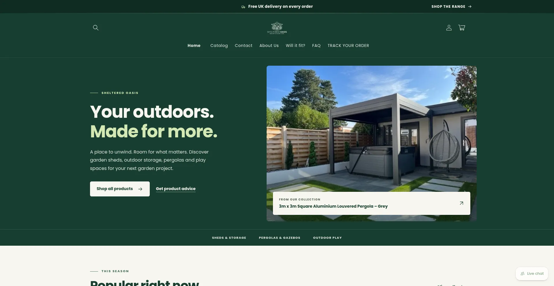 Shelteredoasis.co.uk