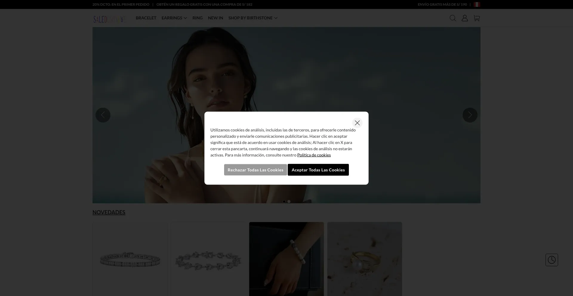 Website screenshot of Shoeansella.shop