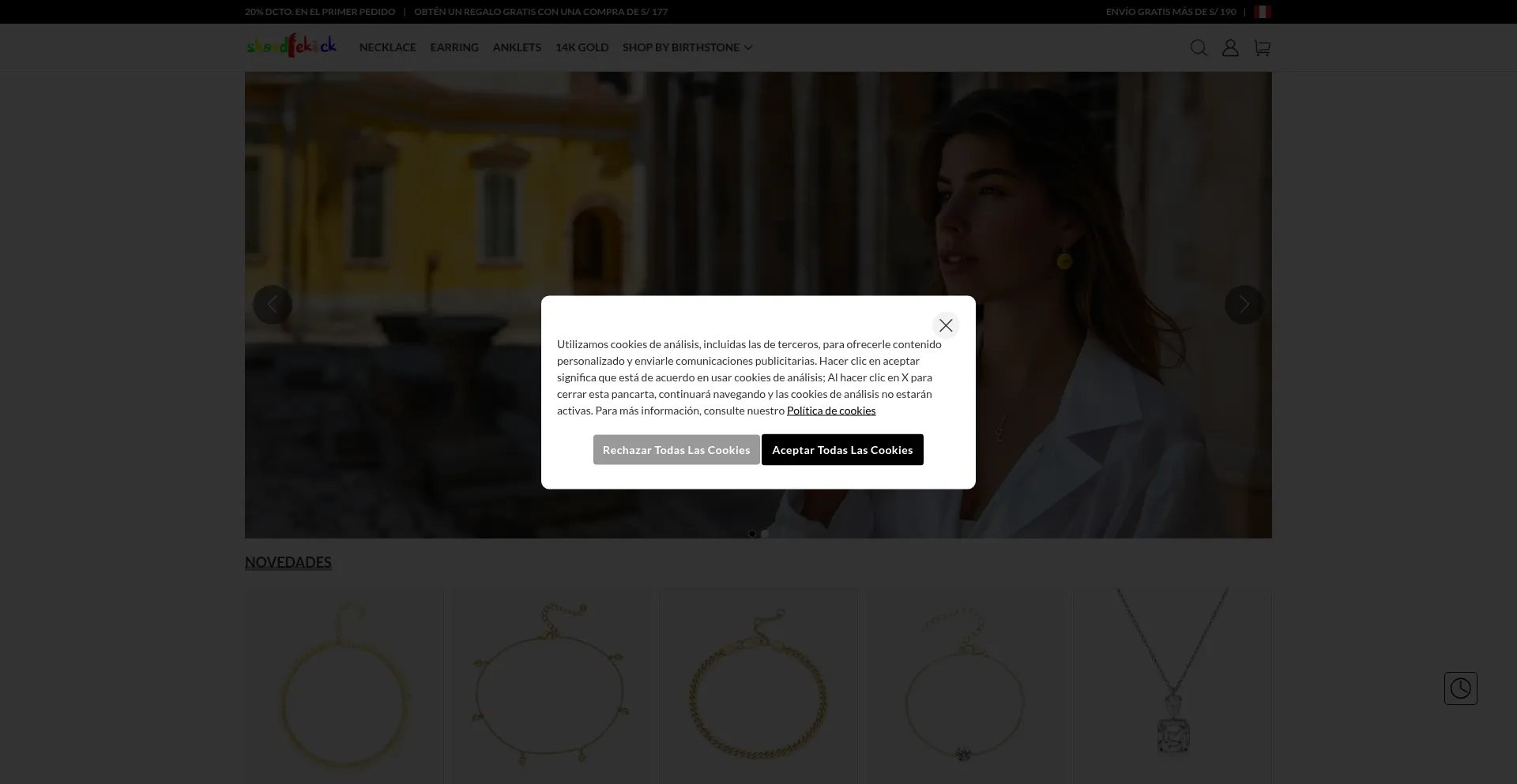 Website screenshot of Shoedfekick.shop