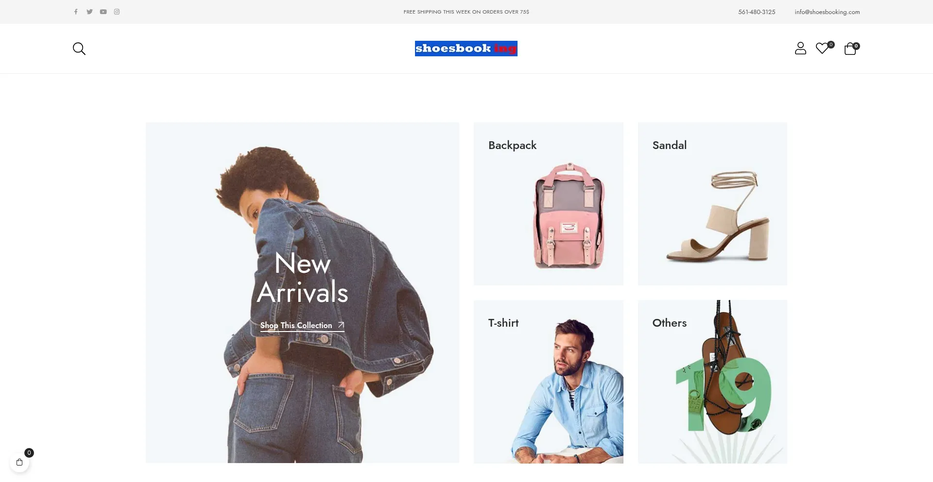 Website screenshot of Shoesbooking.it