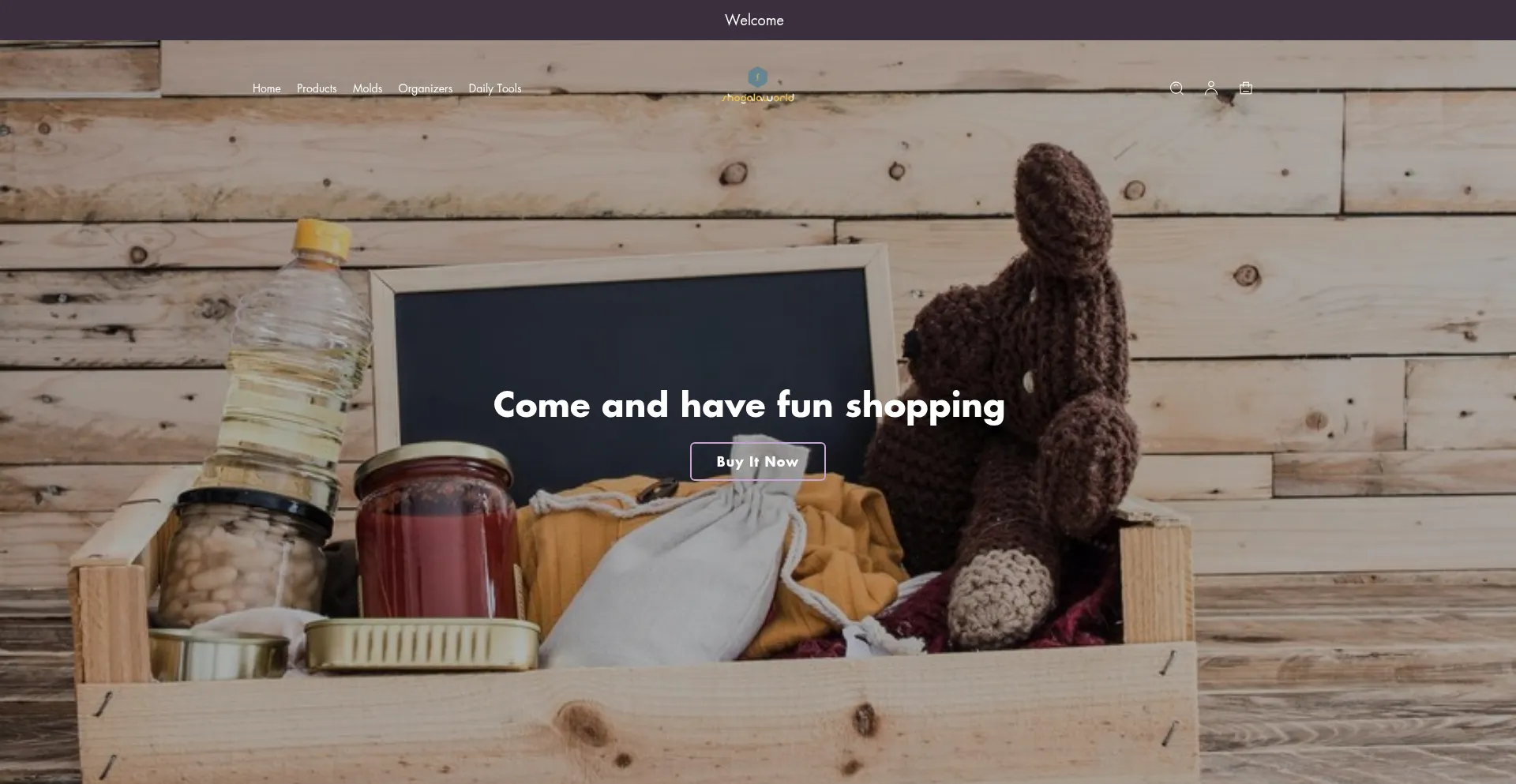 Website screenshot of Shogalaworld.com