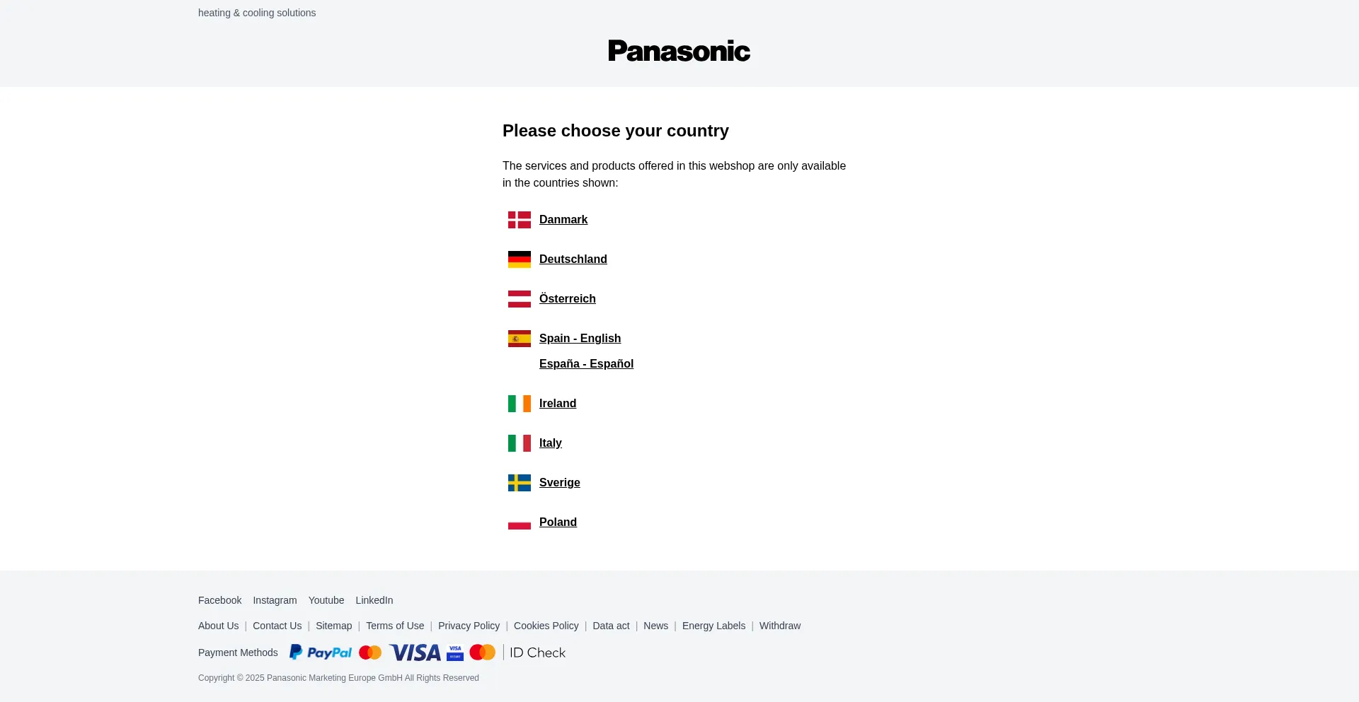 Shop.aircon.panasonic.eu