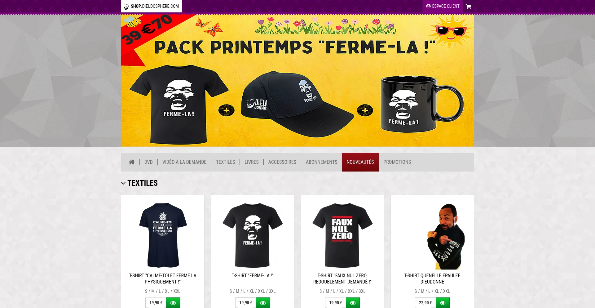 Shop.dieudosphere.com