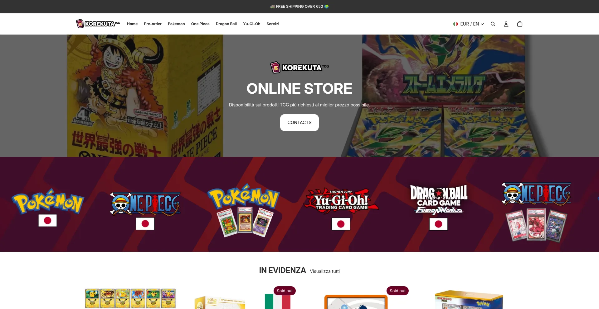 Shop.korekutatcg.com
