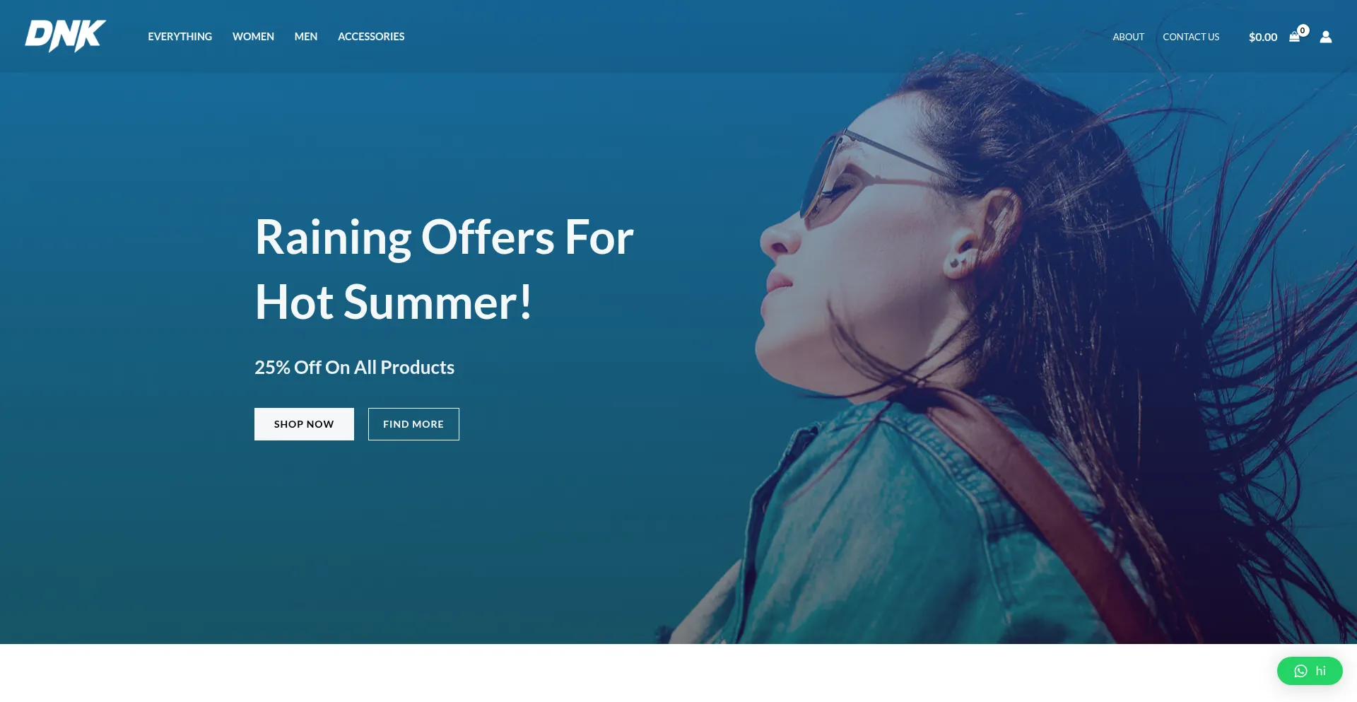 Website screenshot of Shopinghot.hk