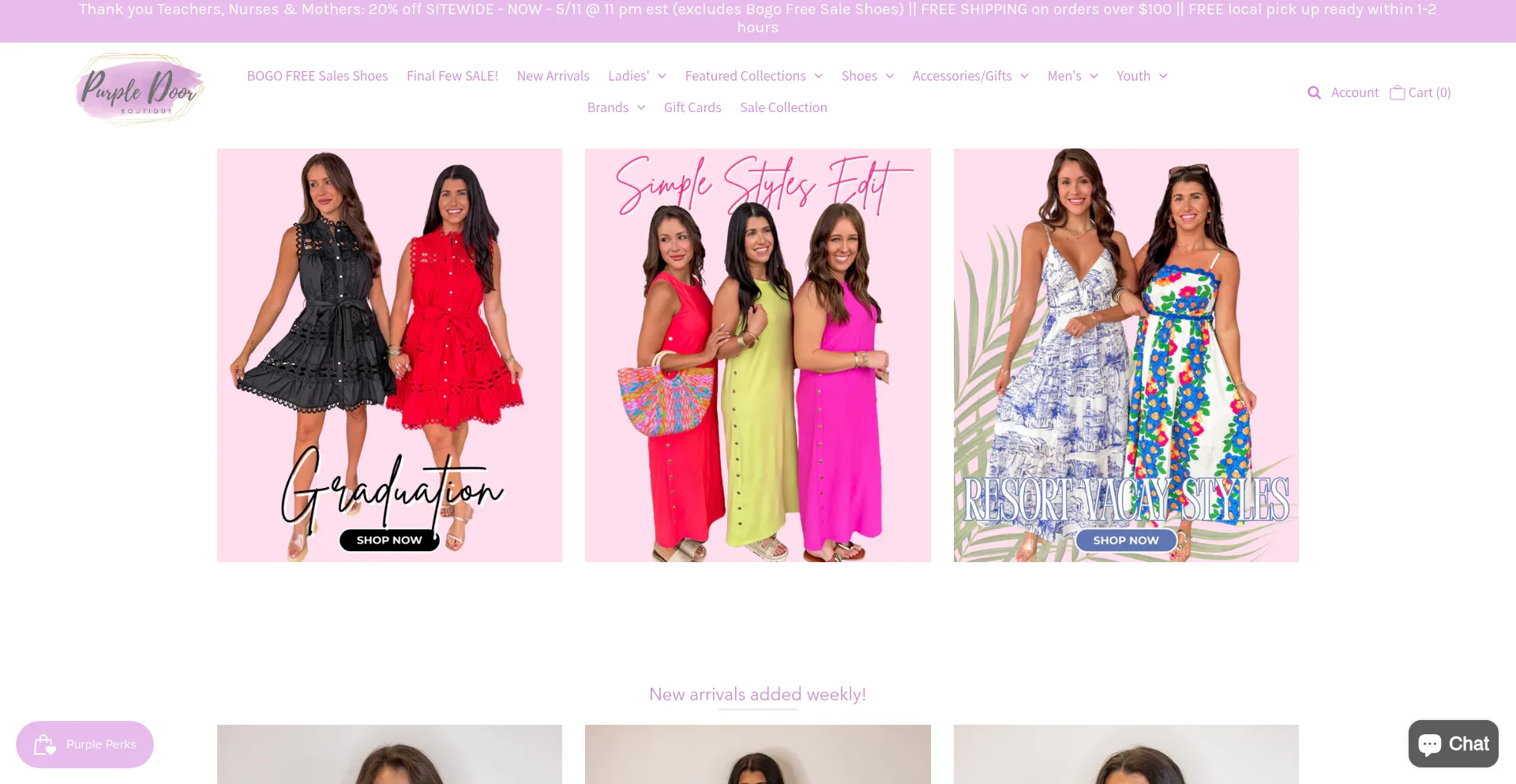 Shoppurpledoorboutique.com