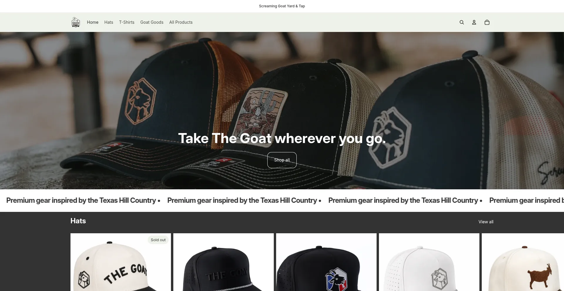Shopthegoattx.com