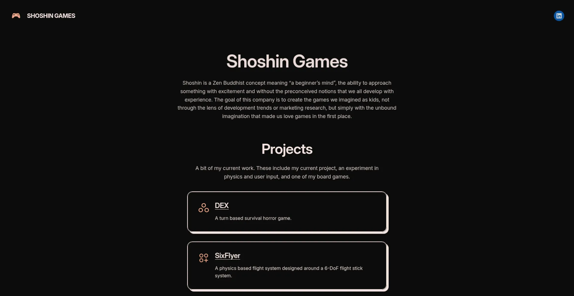 Shoshin.games