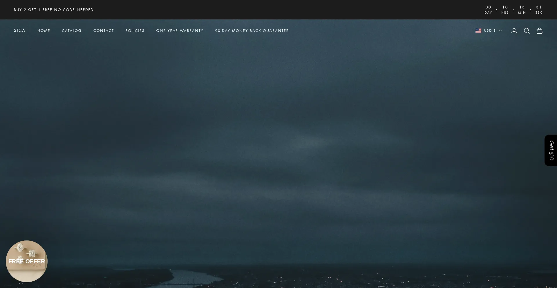 Website screenshot of Sicajewelers.com