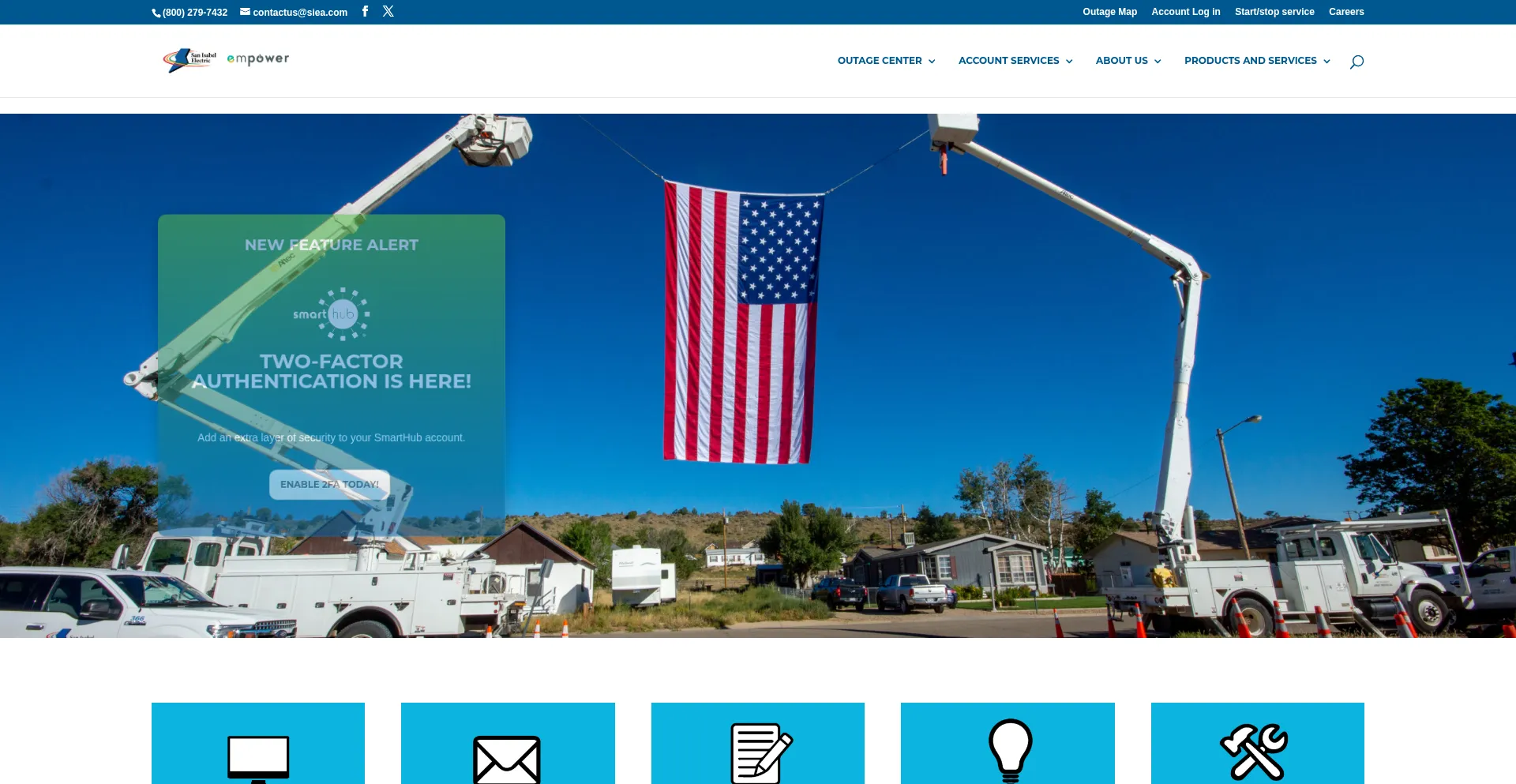 Website screenshot of Siea.com