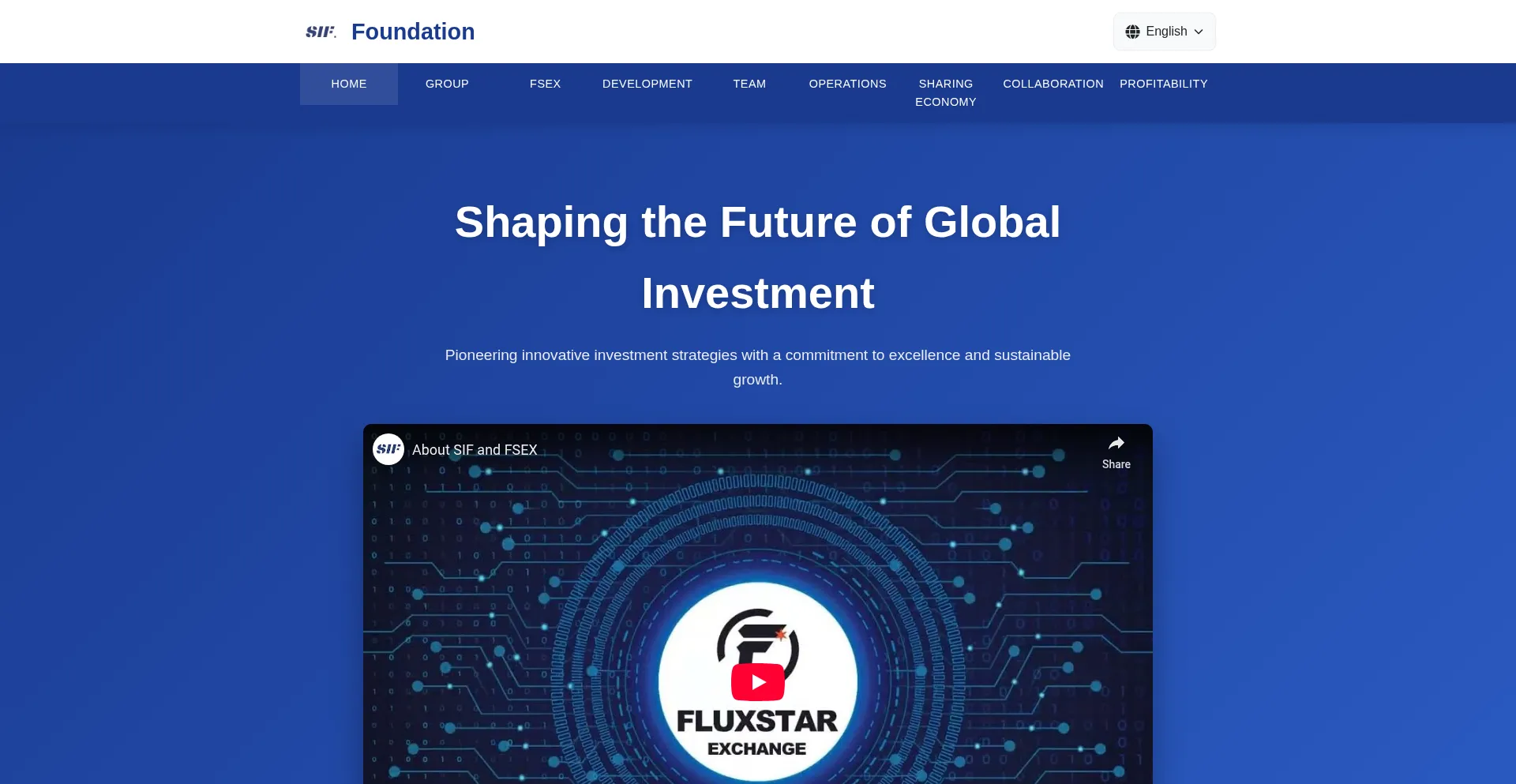 Website screenshot of Sif.top