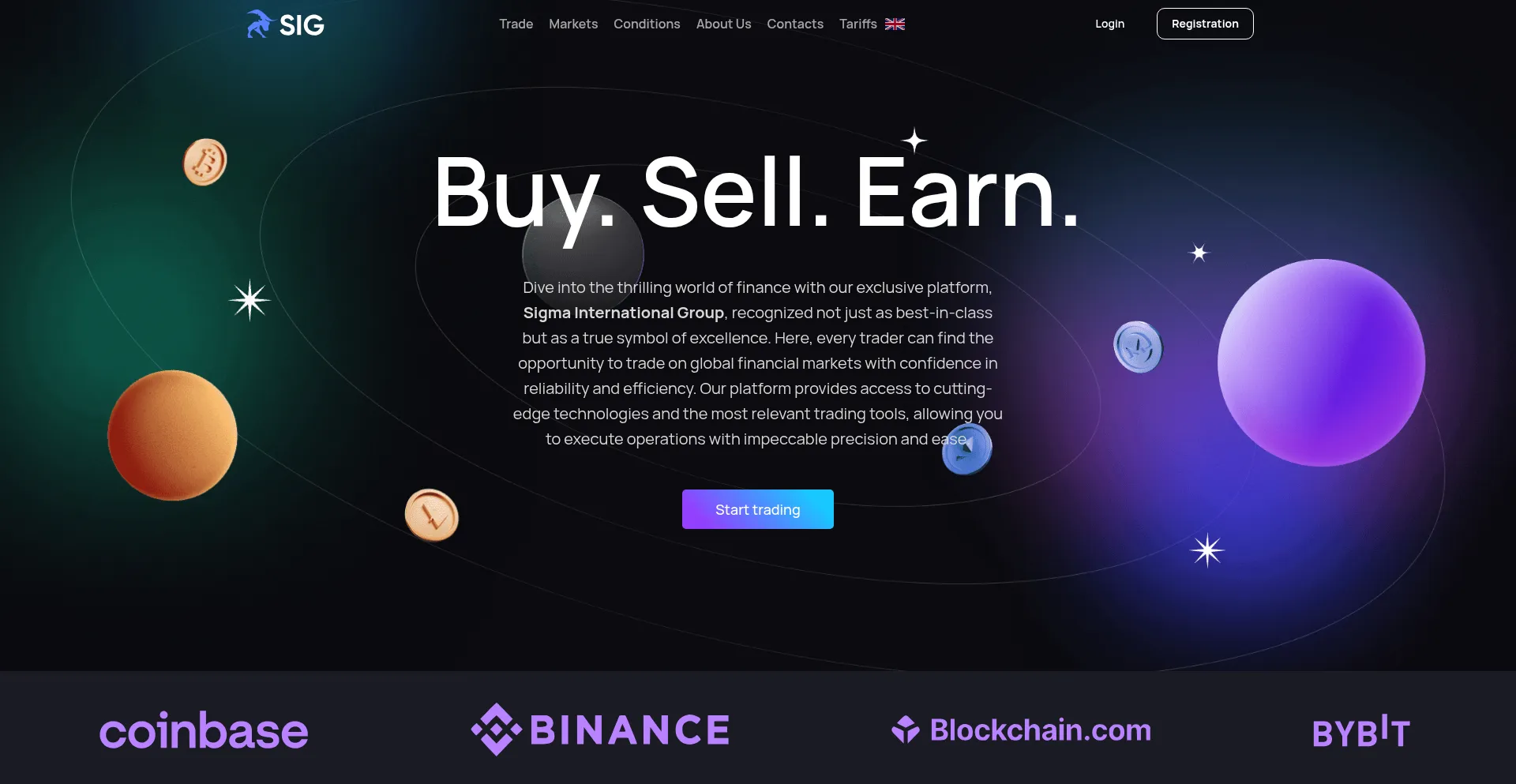 Website screenshot of Sigma-international-group.com