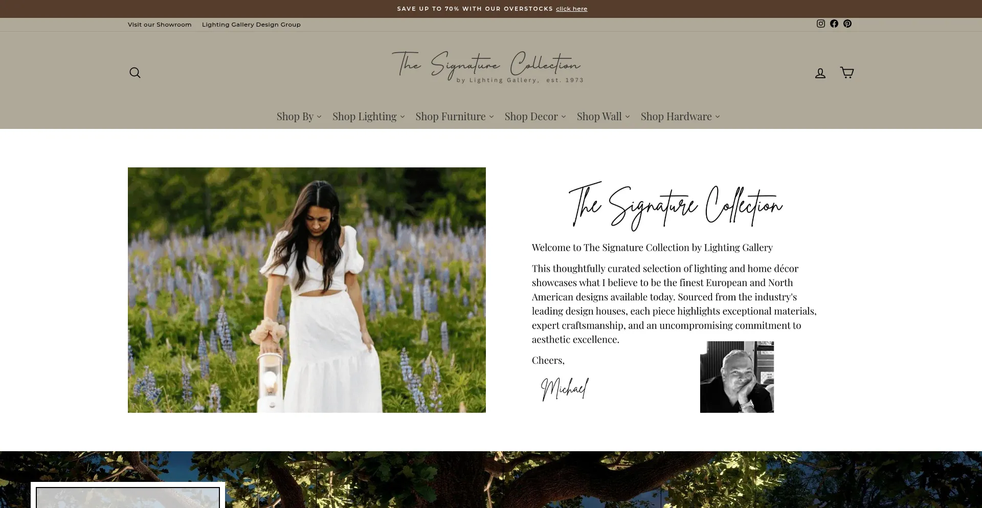 Website screenshot of Signaturebylg.com