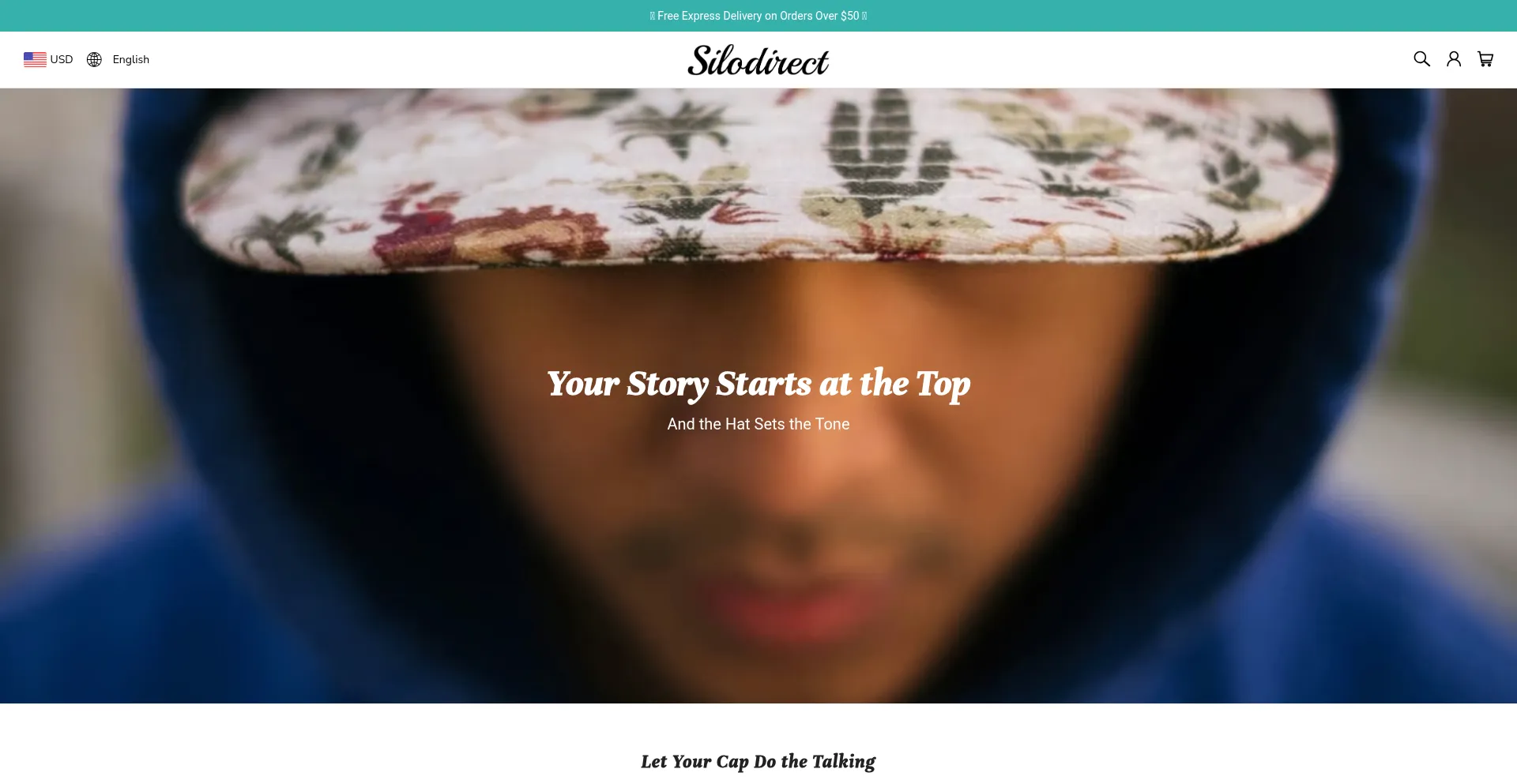 Website screenshot of Silodirect.com