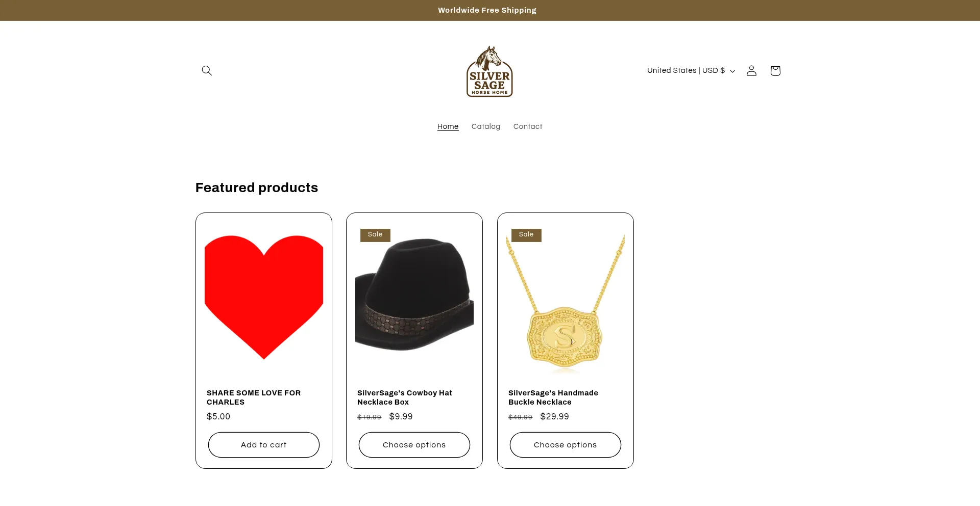 Website screenshot of Silversagehorsehome.com