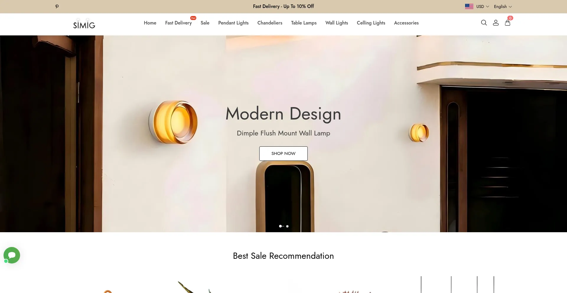 Website screenshot of Simig.es
