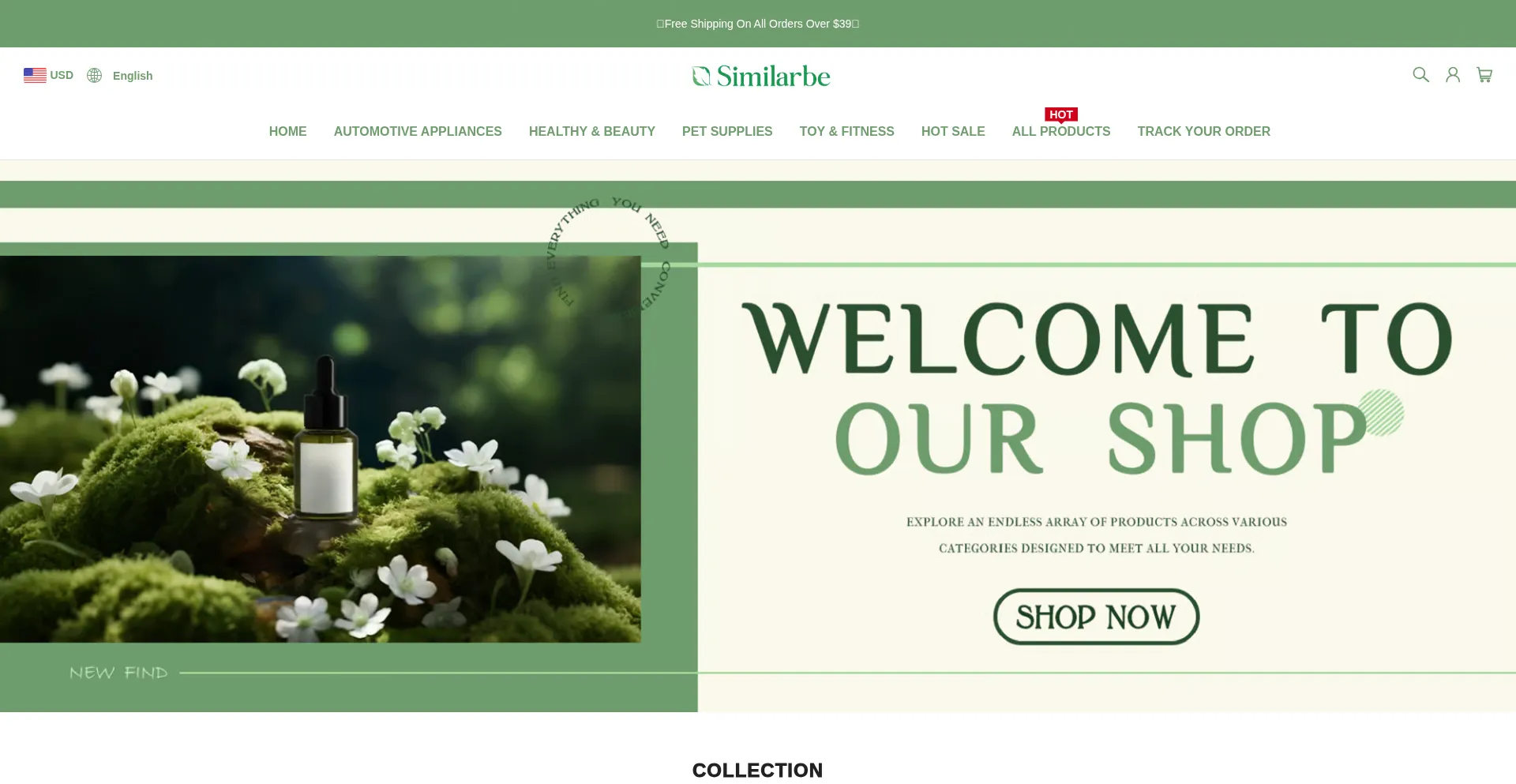 Website screenshot of Similarbe.com