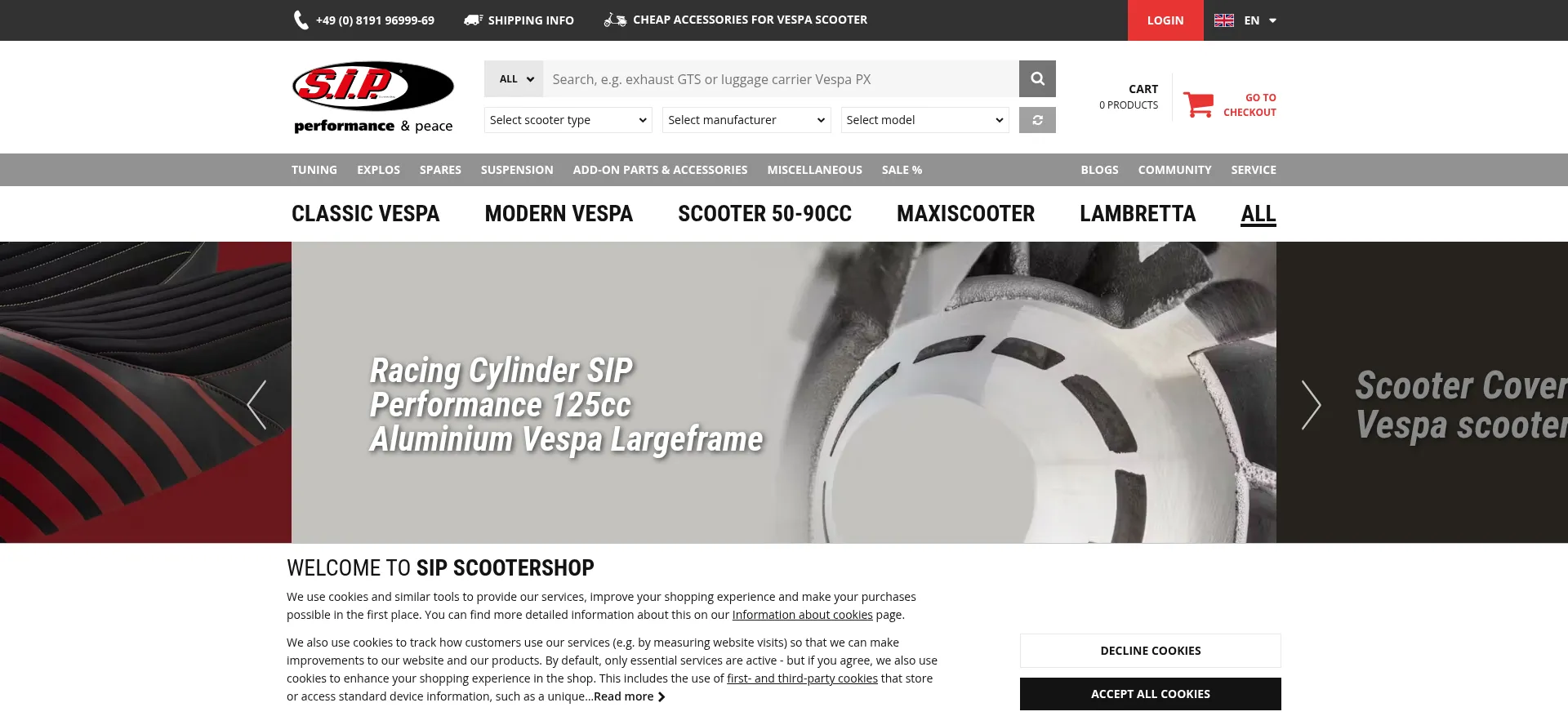 Sip-scootershop.com