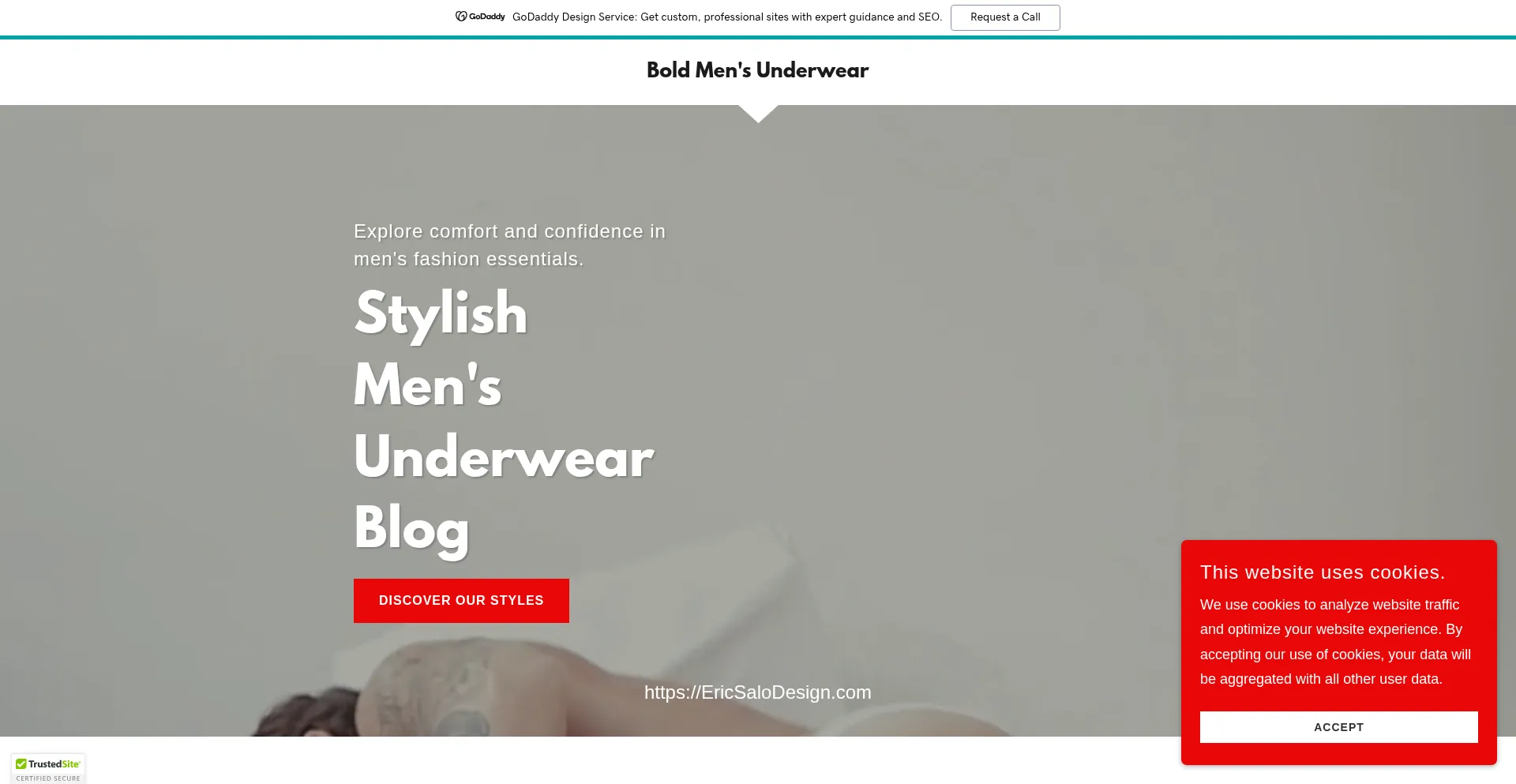 Website screenshot of Site-w51bs2hgy.godaddysites.com
