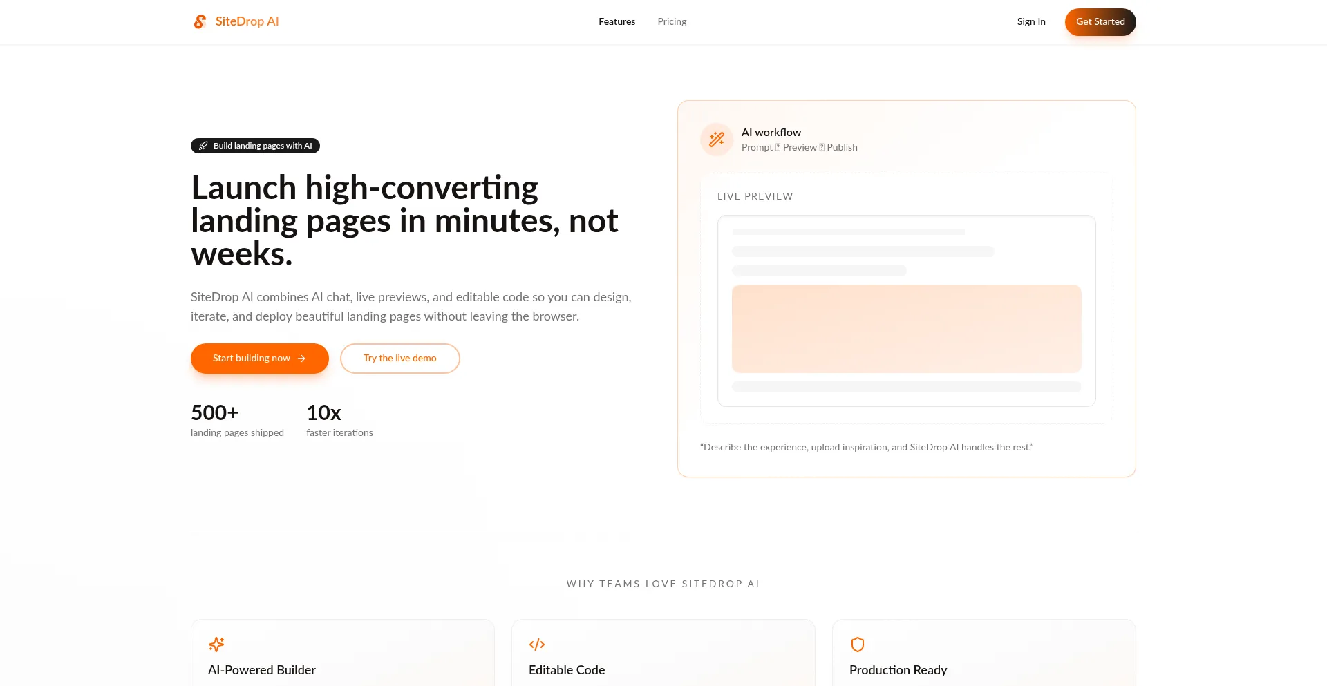 Sitedrop.ai