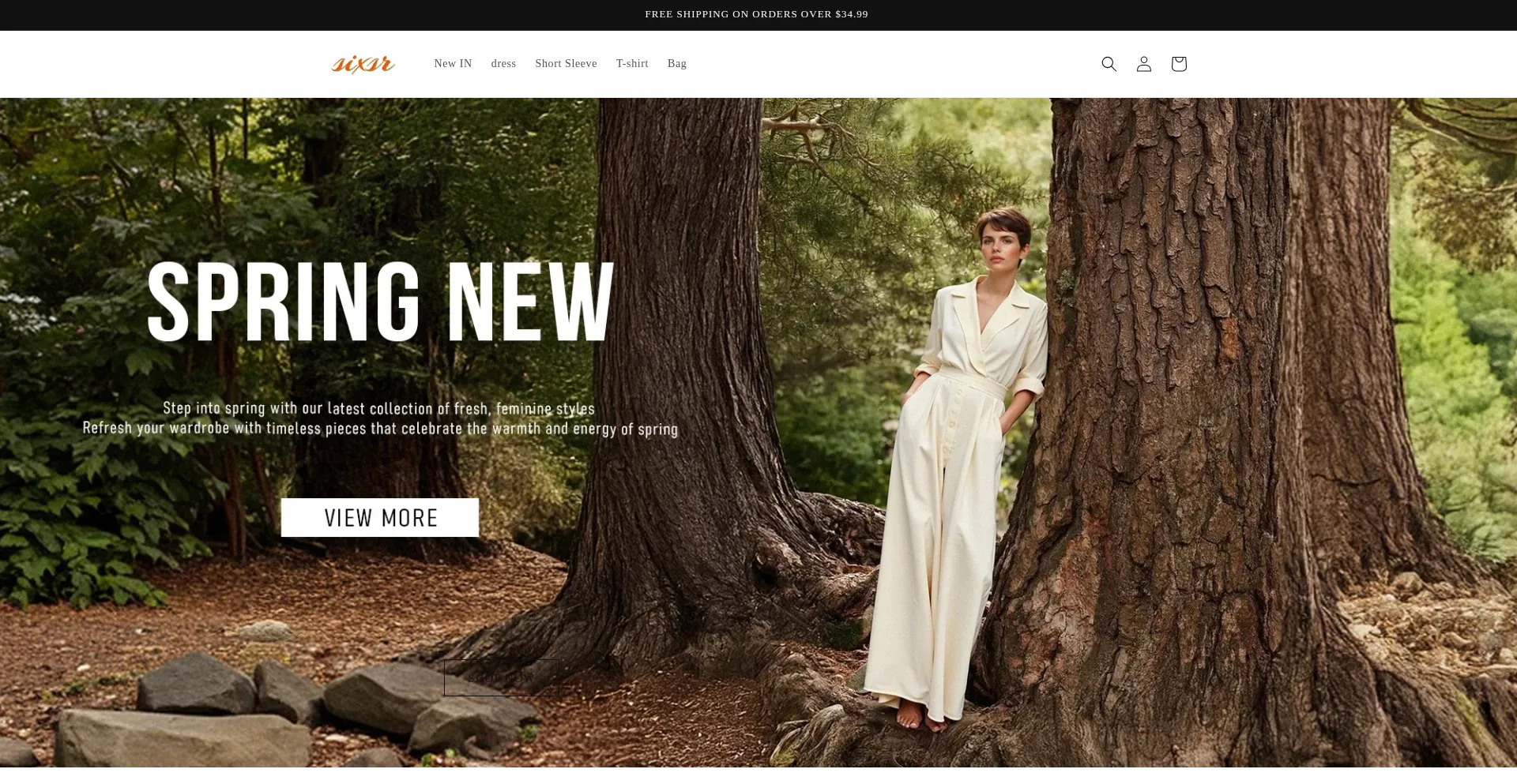 Website screenshot of Sixsr.com