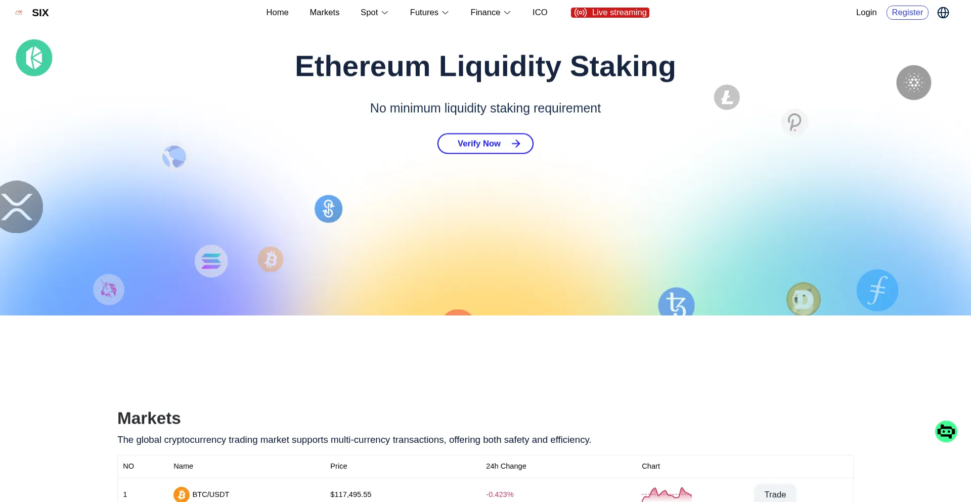 Website screenshot of Sixtr.co